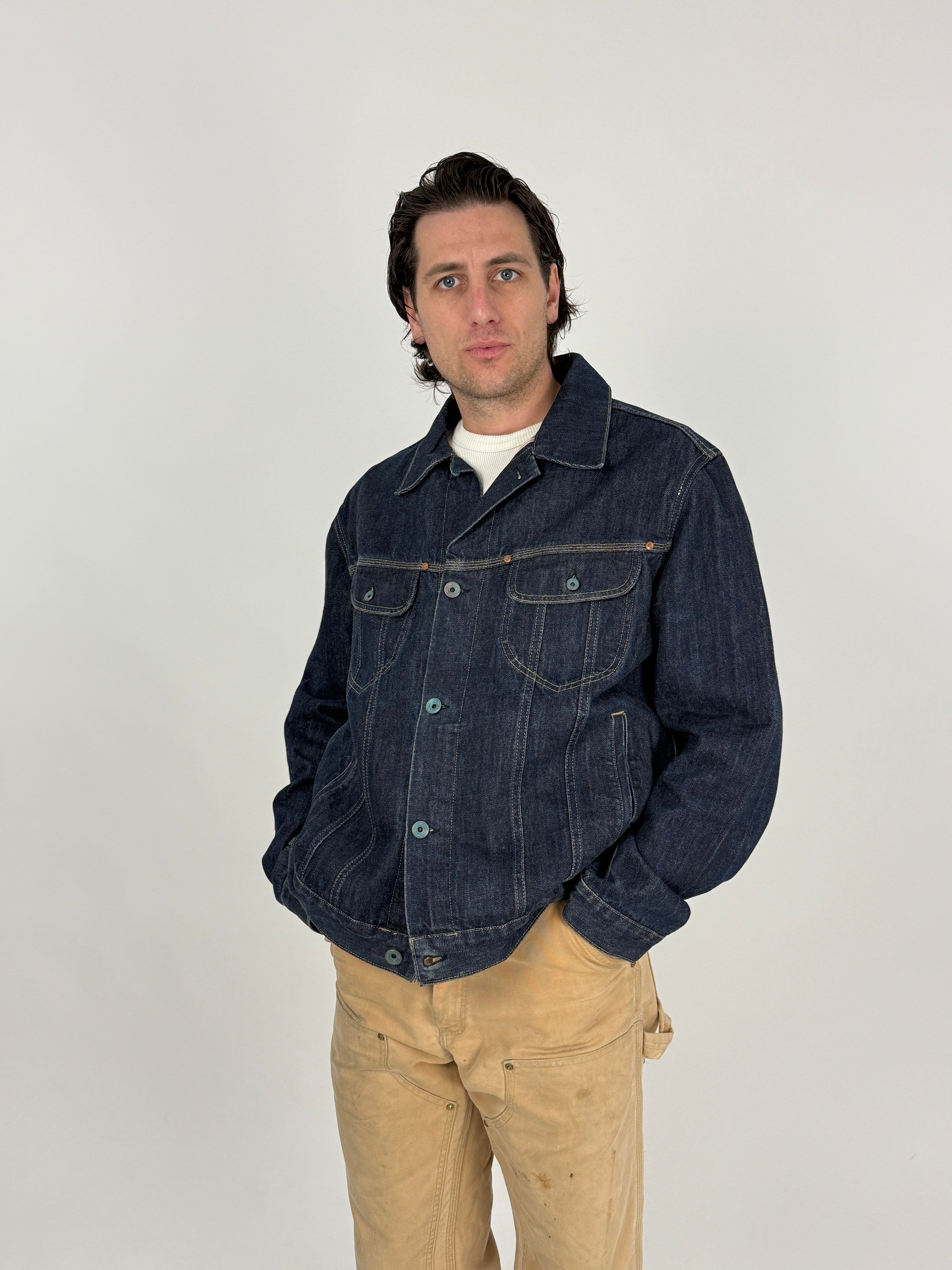 Giacca Denim Rifle Selvedge - Taglia XL