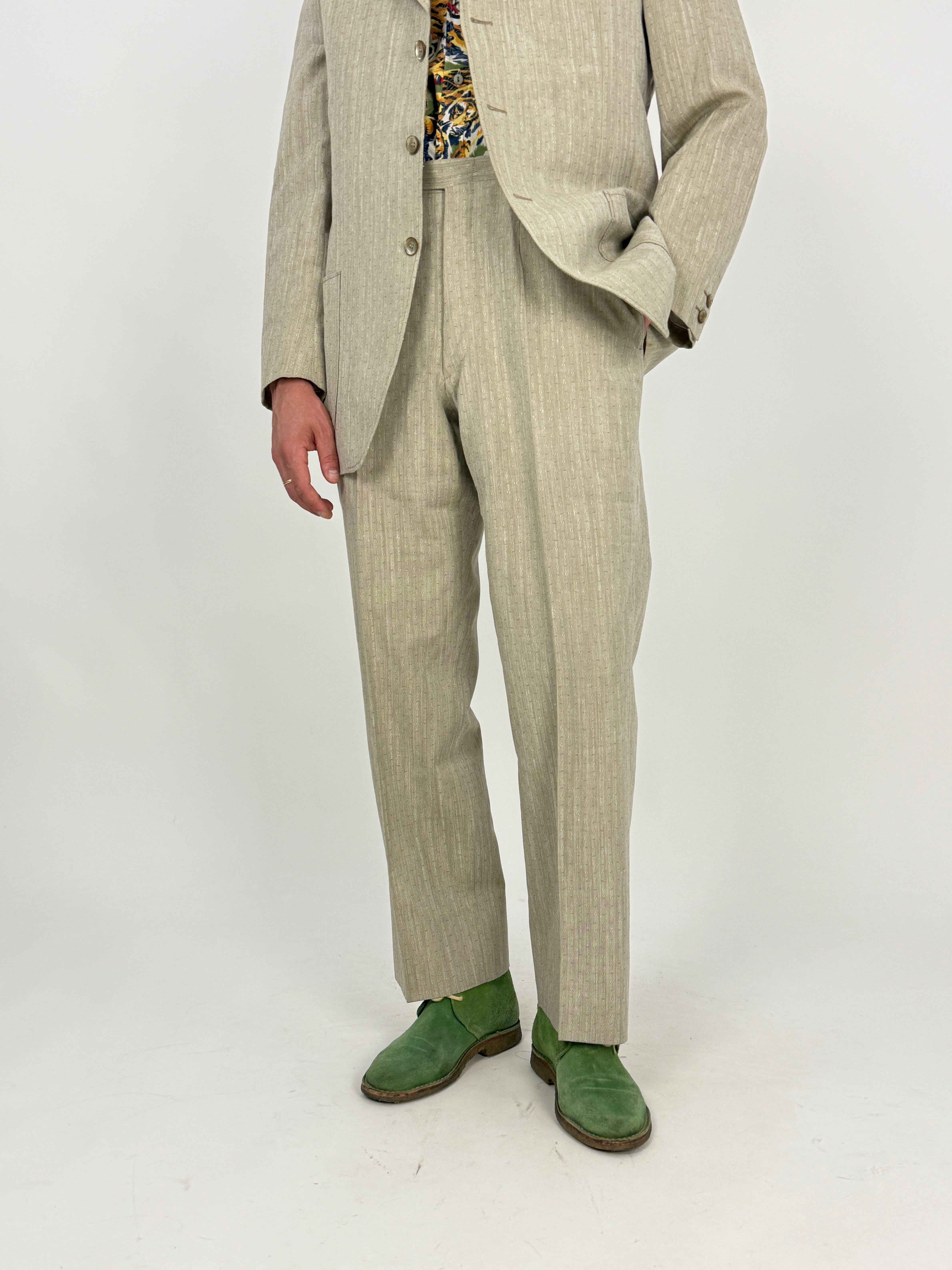 Completo Lubiam Anni '70 Beige - Taglia 48/50