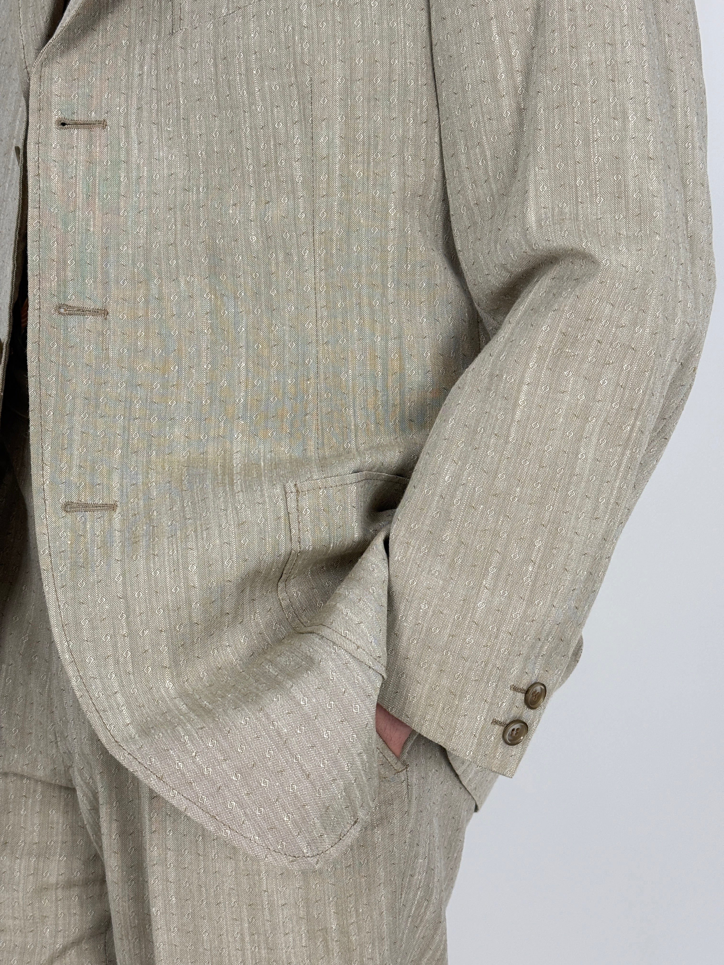 Completo Lubiam Anni '70 Beige - Taglia 48/50