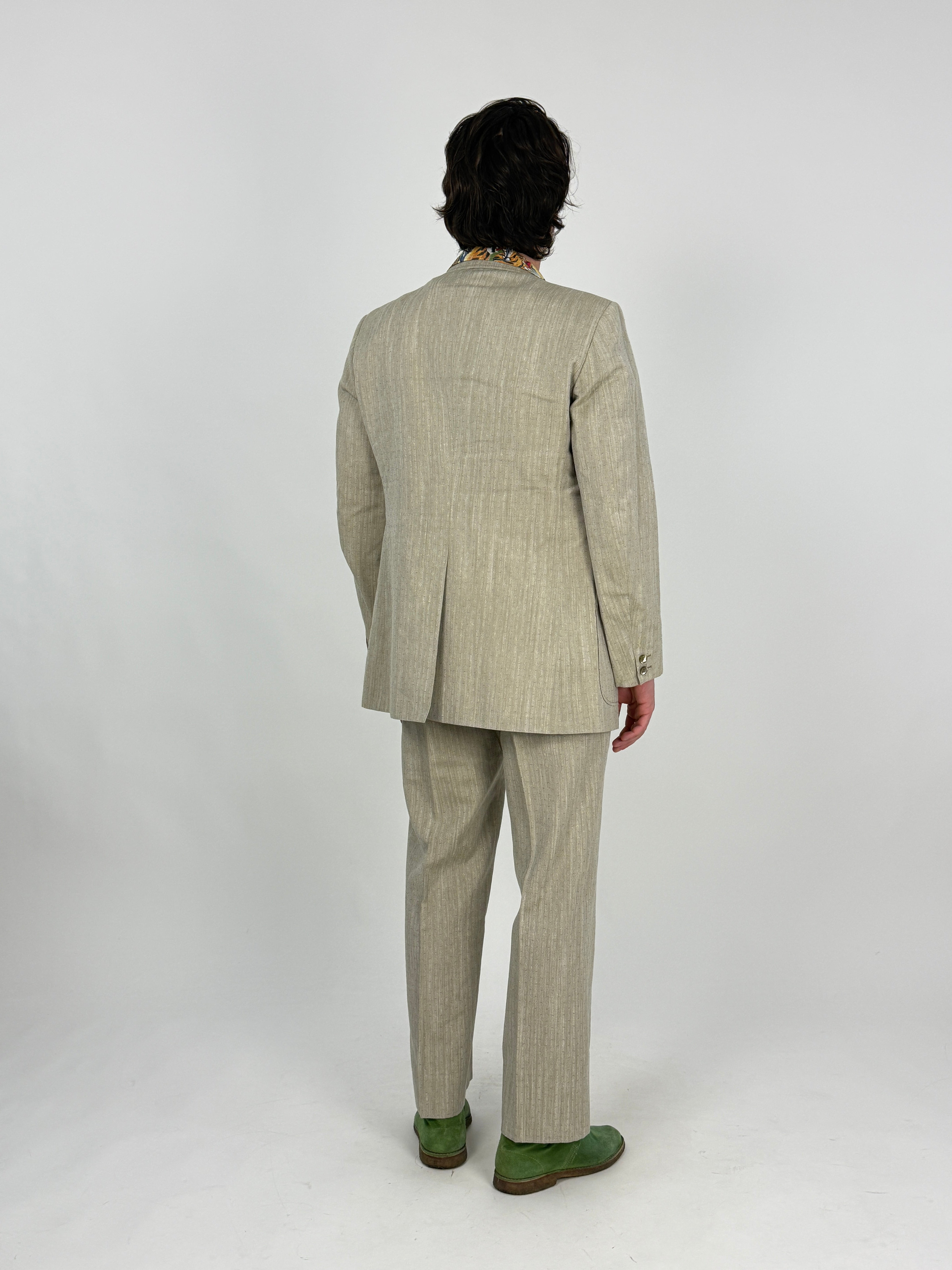 Completo Lubiam Anni '70 Beige - Taglia 48/50