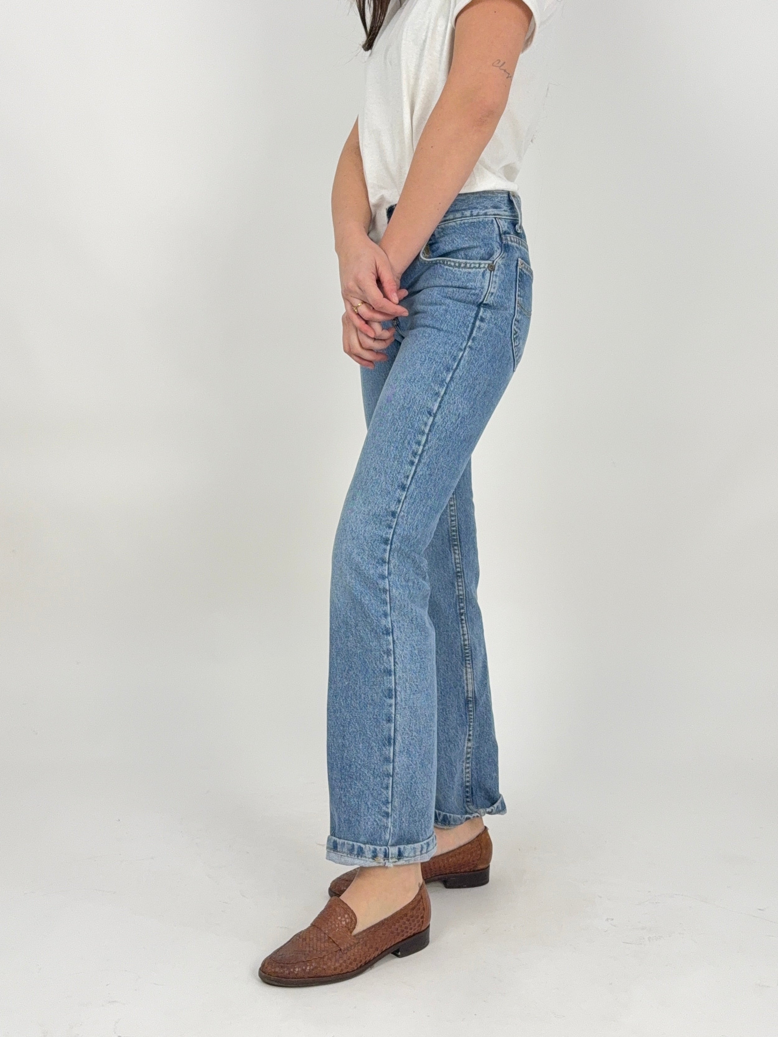 jeans lee da donna vintage blu
