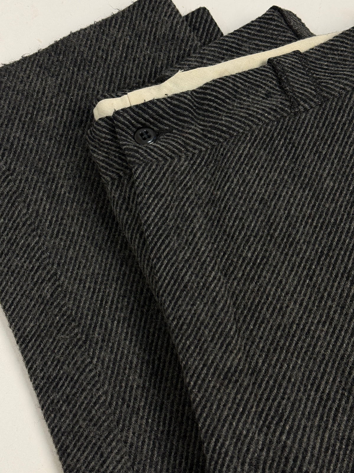 Pantaloni Workwear Anni '50/'60 Lana Spigata - Taglia 54