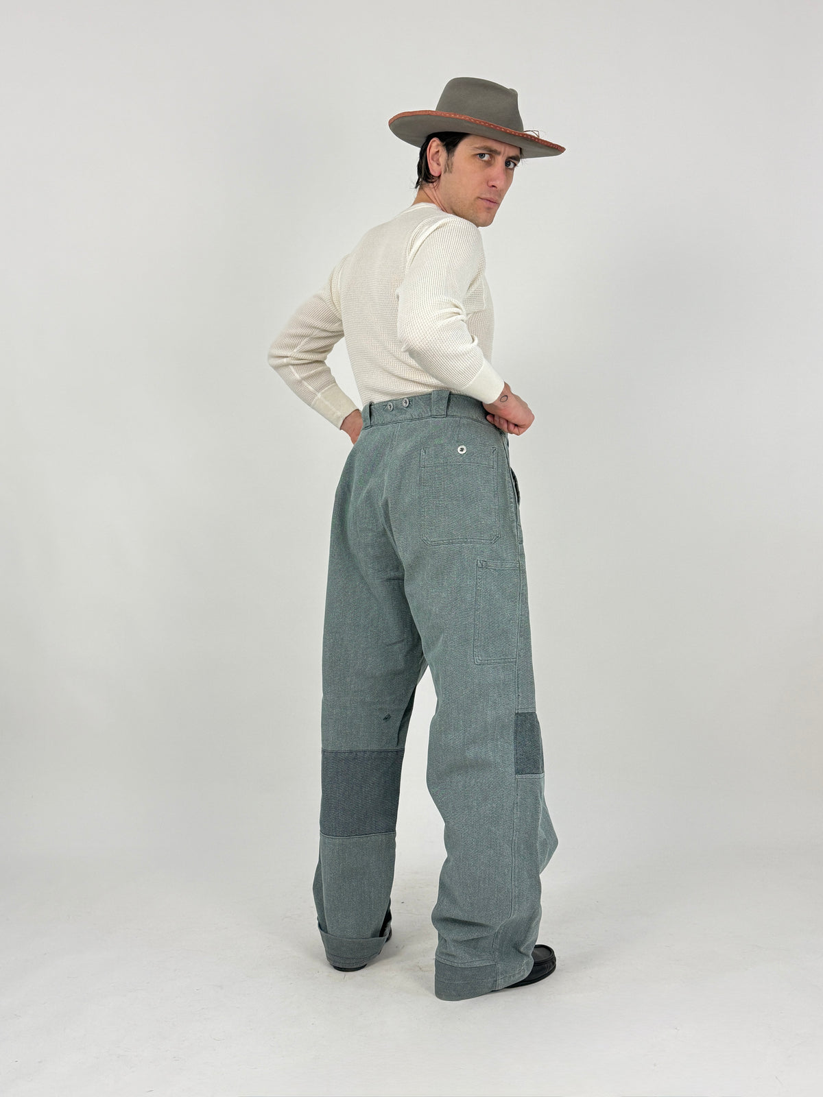 Pantaloni Militari da Lavoro Svizzeri Anni '60/'70 - Taglia 52