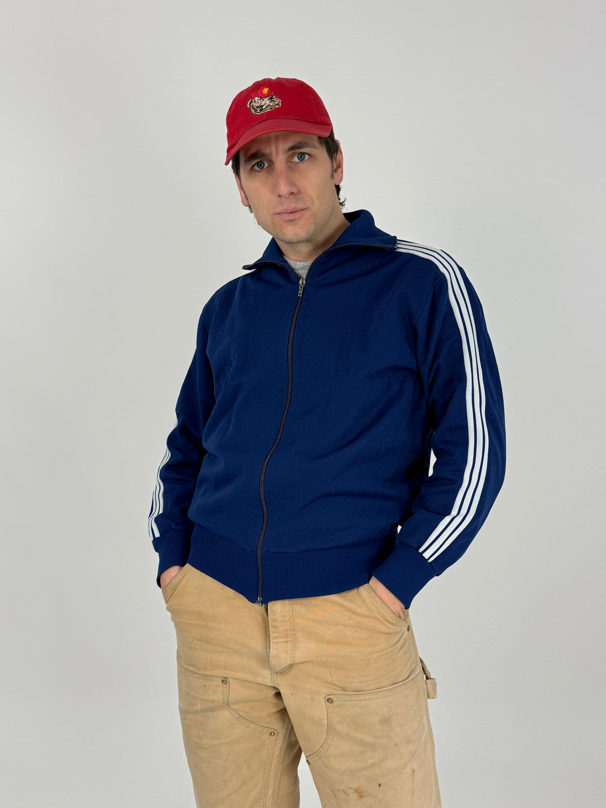Giacca Adidas Primi Anni '70 Made in West Germany TV Schorndorf - Taglia M
