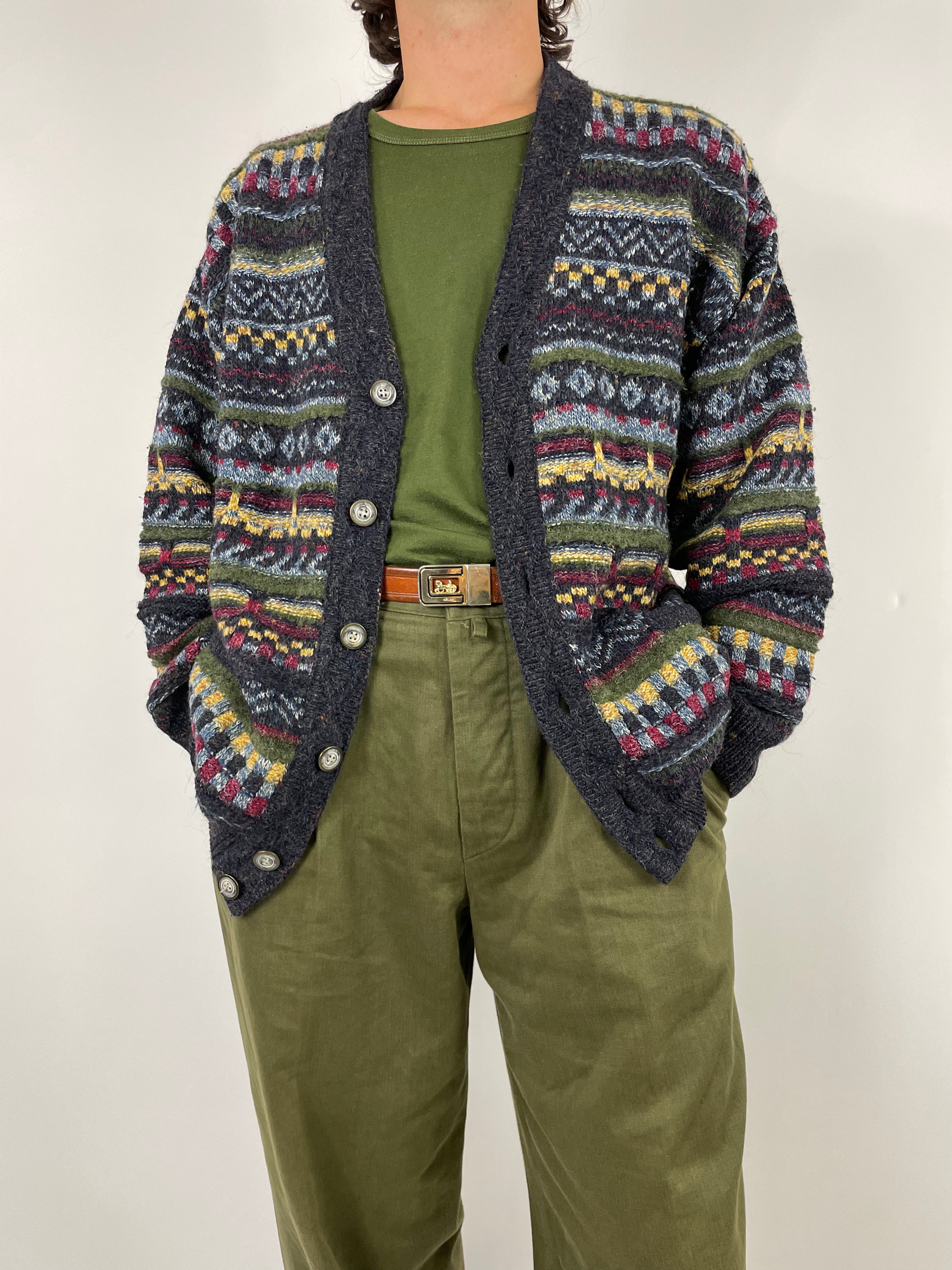 Cardigan anni '80 - Spedizione Gratuita - Fangovintage