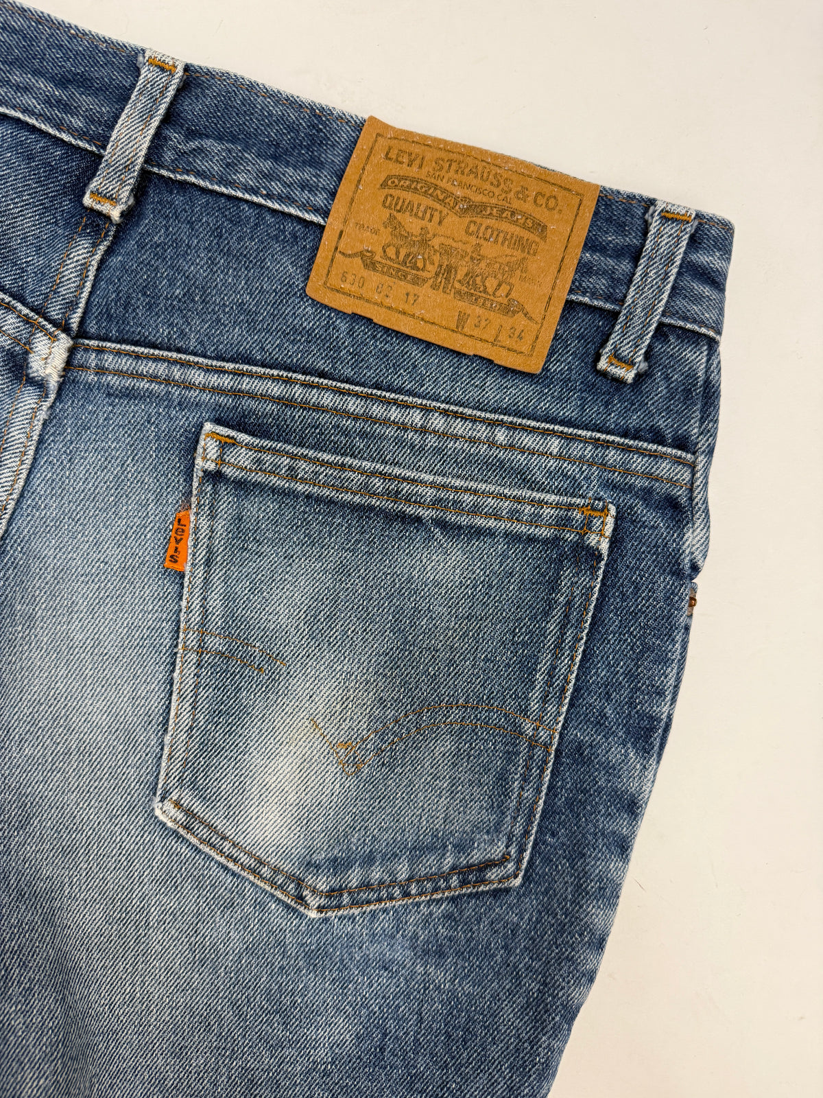 Shorts Vintage Levi's 630 Orange Tab - taglia 44/L