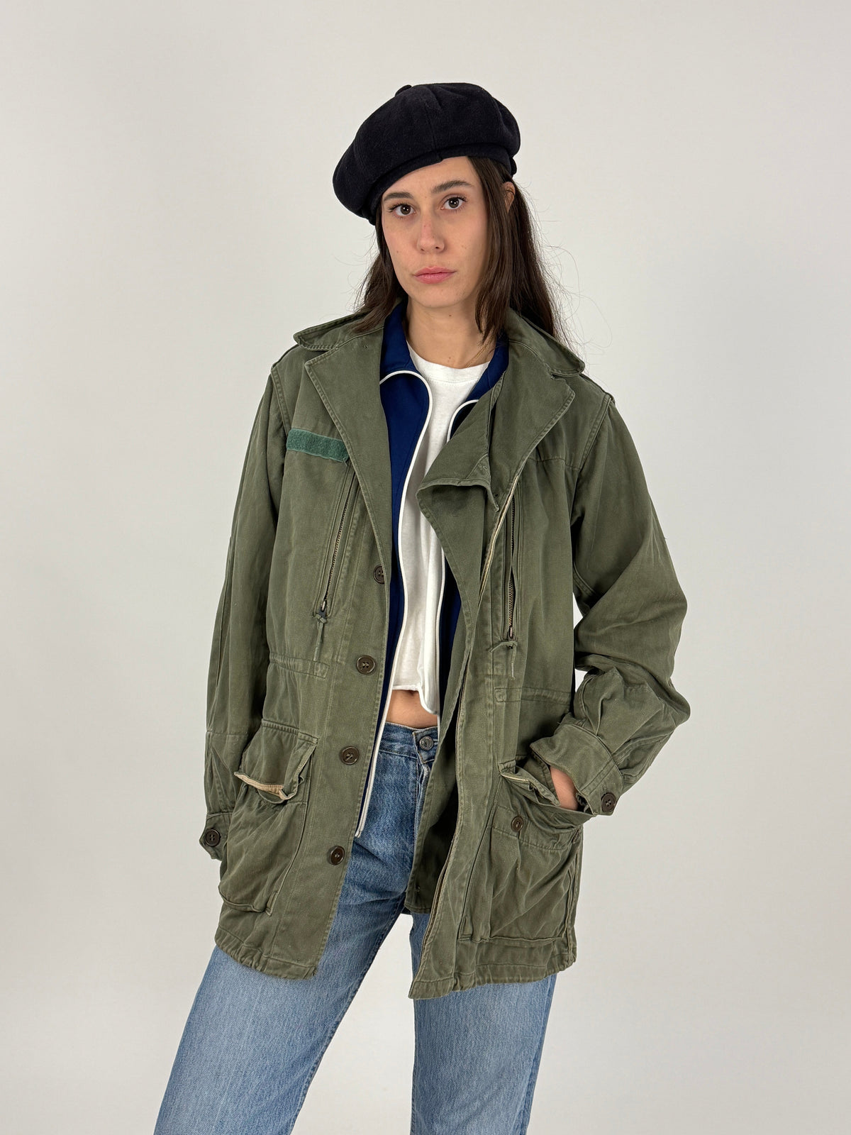 Parka Militare Francese M64 SCECAM Paris 1969 - Taglia M/L