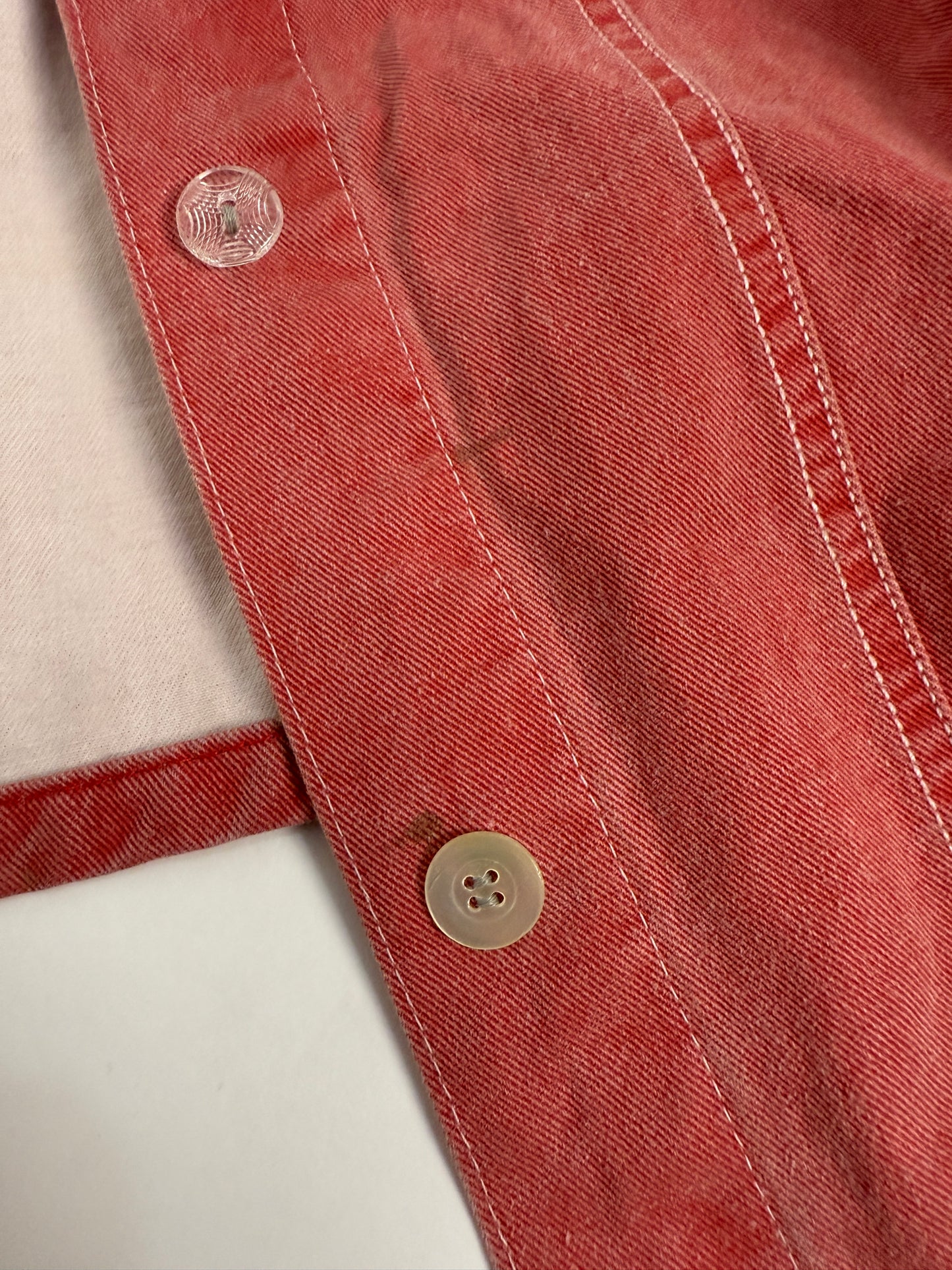 Gilet in denim di cotone