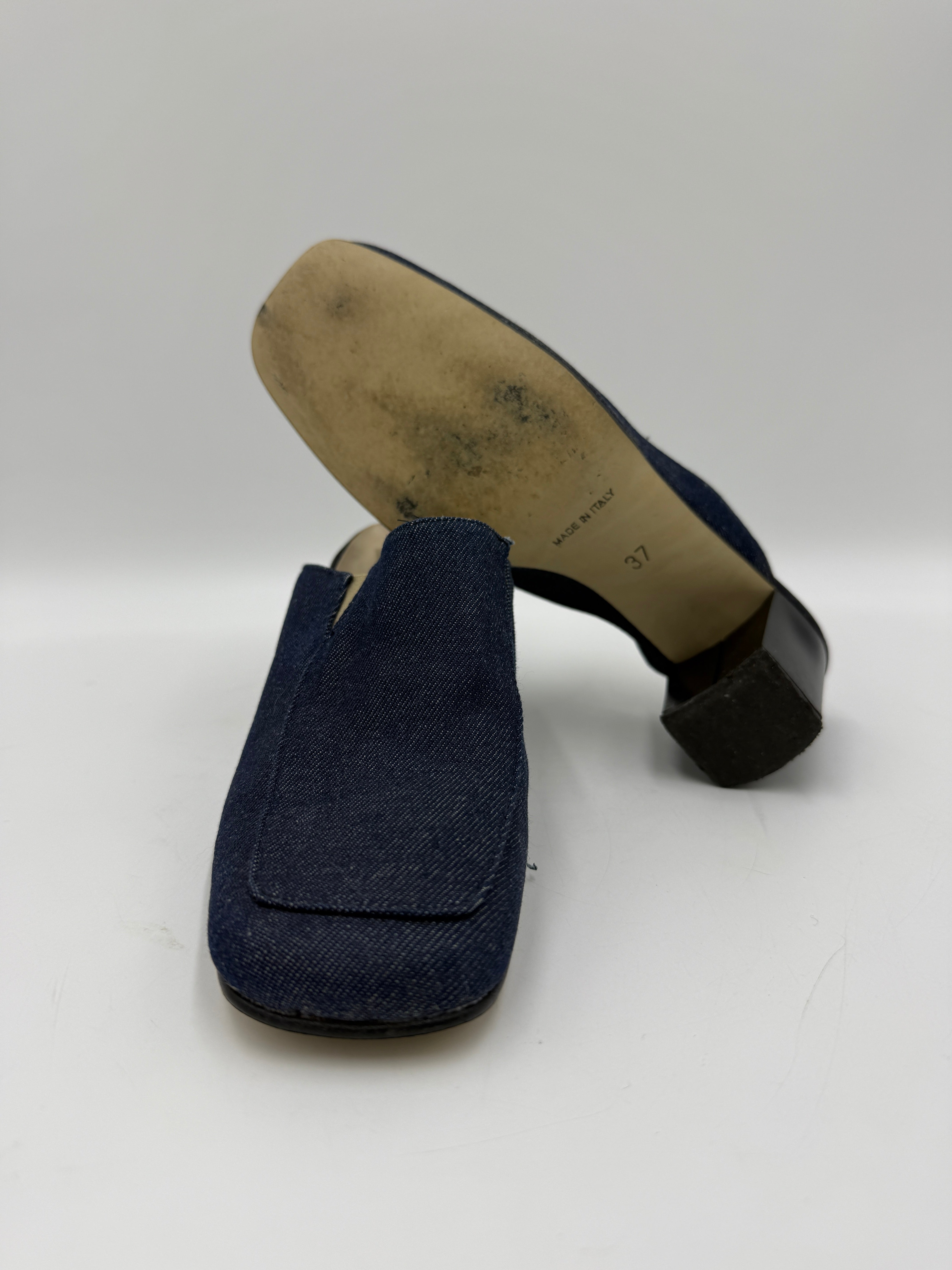 Mules Vintage in Denim - Numero 37