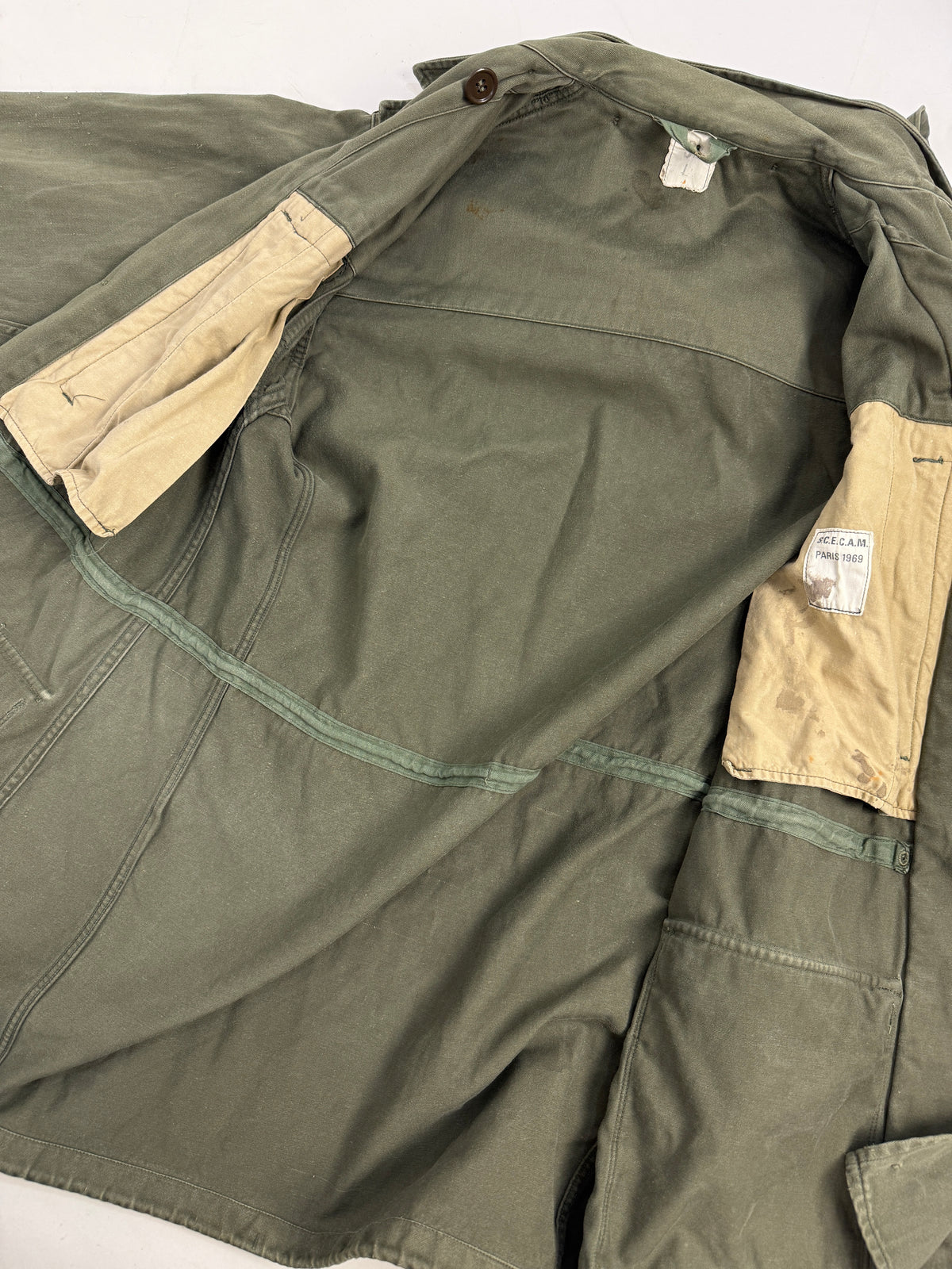 Parka Militare Francese M64 SCECAM Paris 1969 - Taglia M/L
