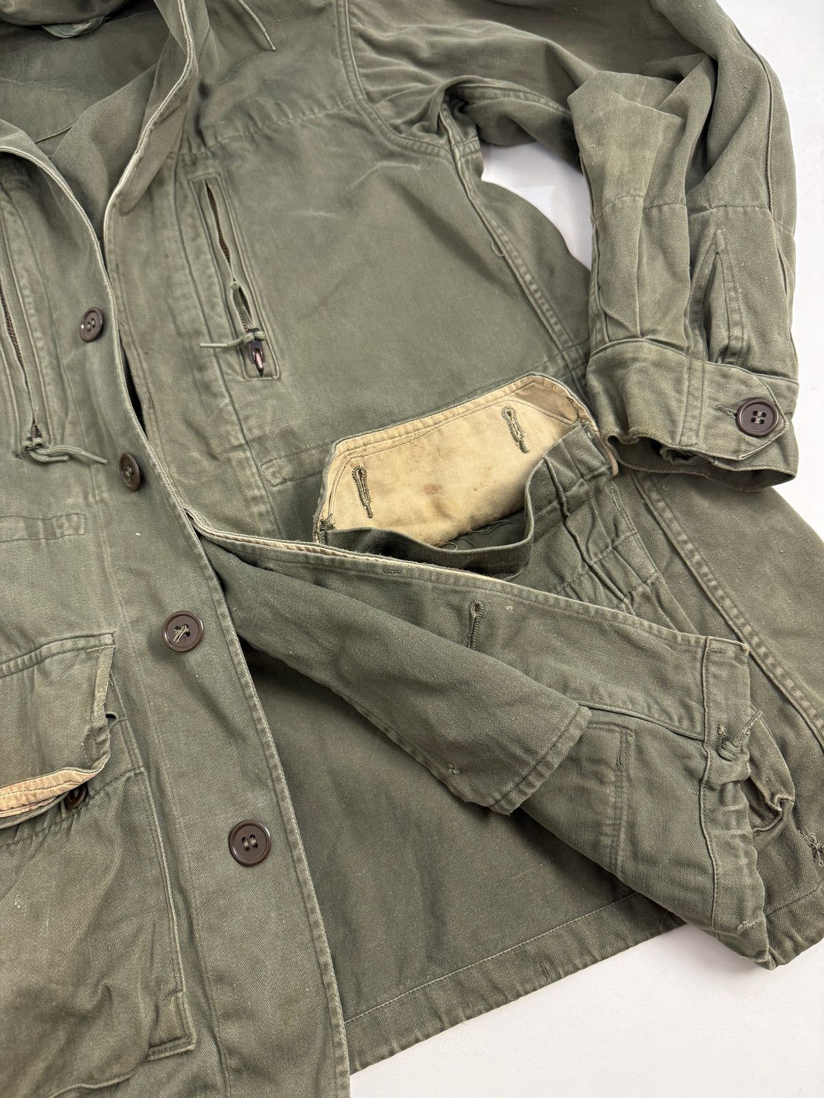 Parka Militare Francese M64 SCECAM Paris 1969 - Taglia M/L