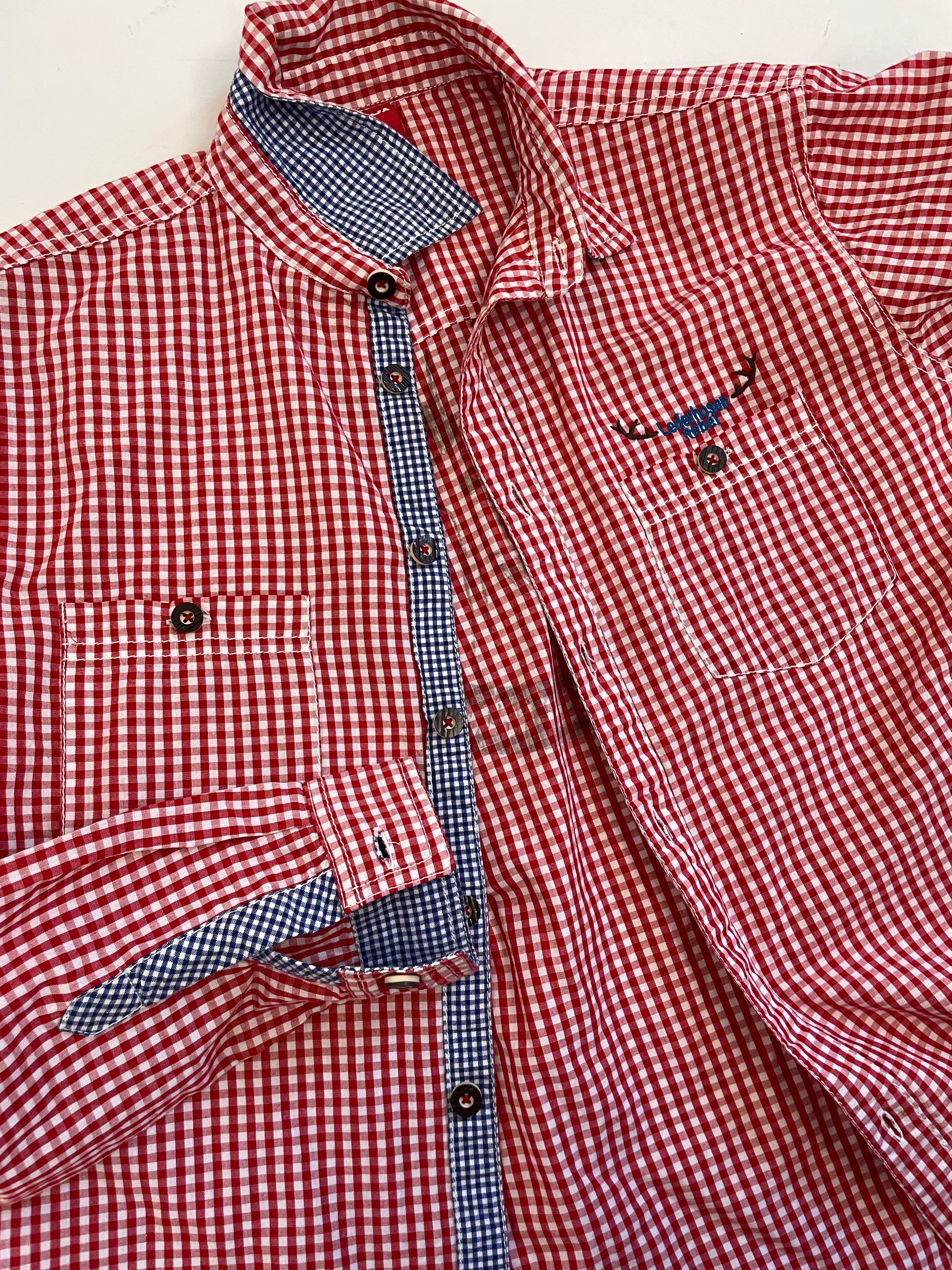 Camicia trachten a quadretti