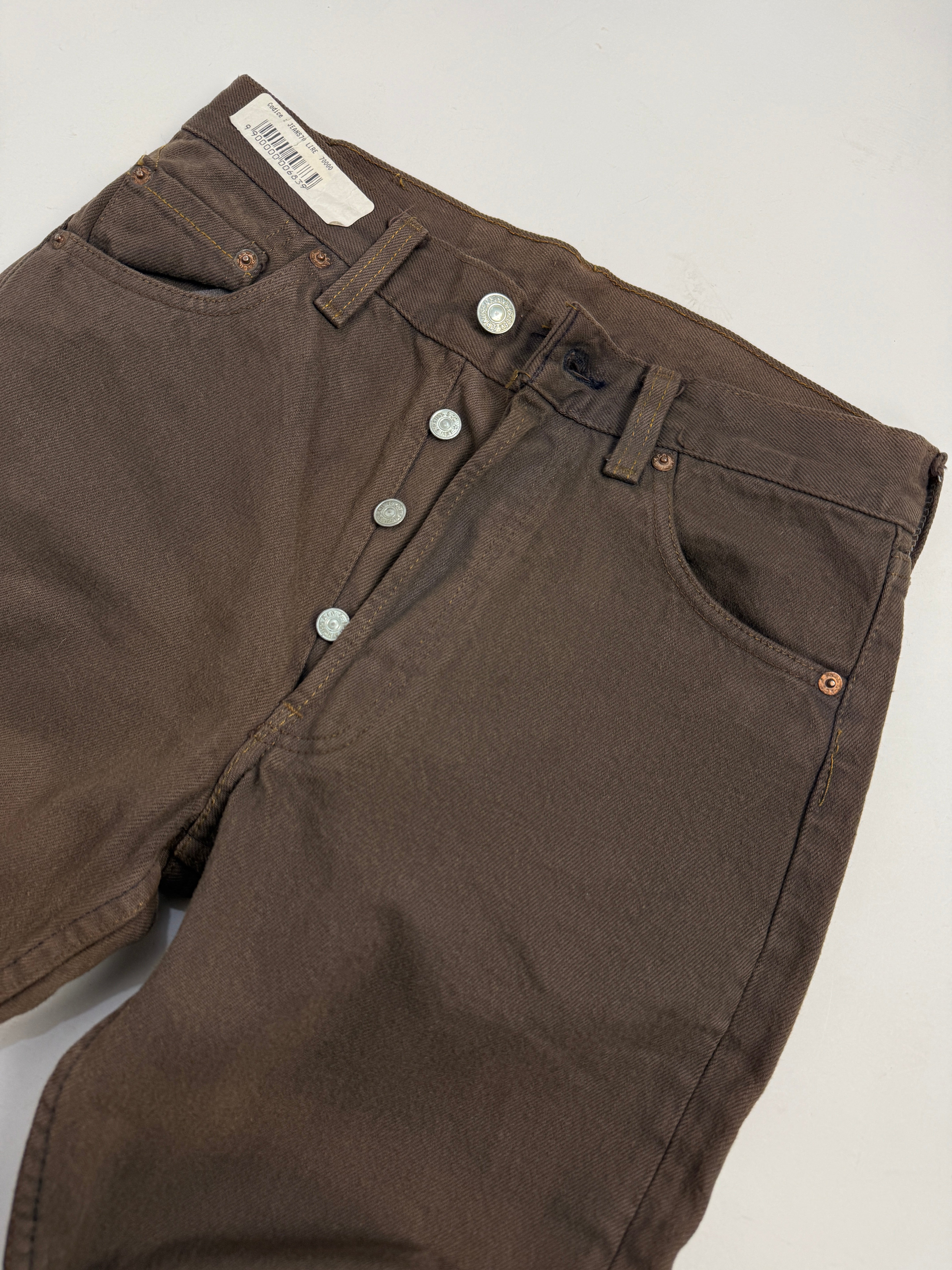 Levi's jeans 501 vintage donna - Deadstock denim marrone