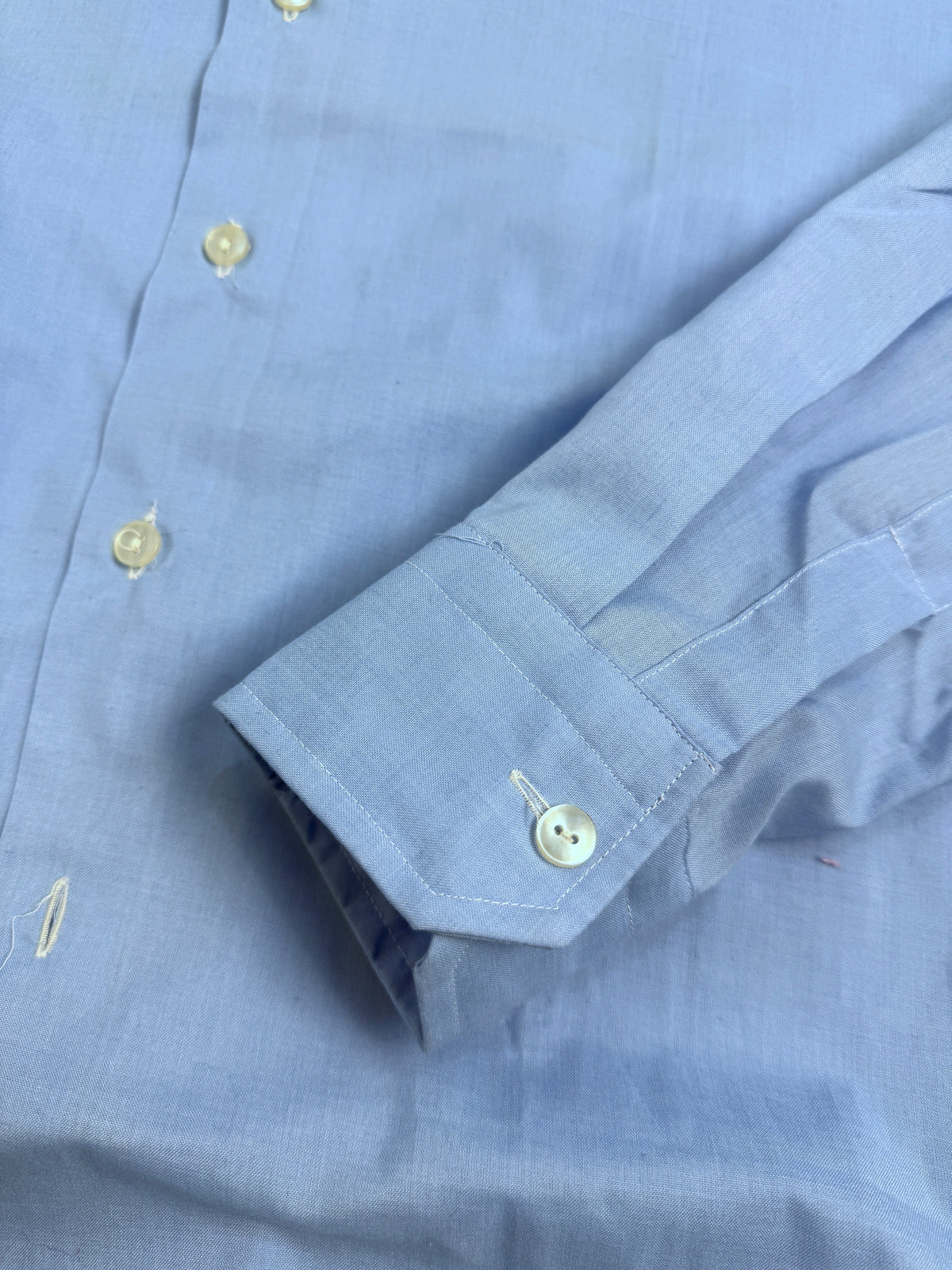 Camicia Anni '70 in Cotone Celeste - Taglia L