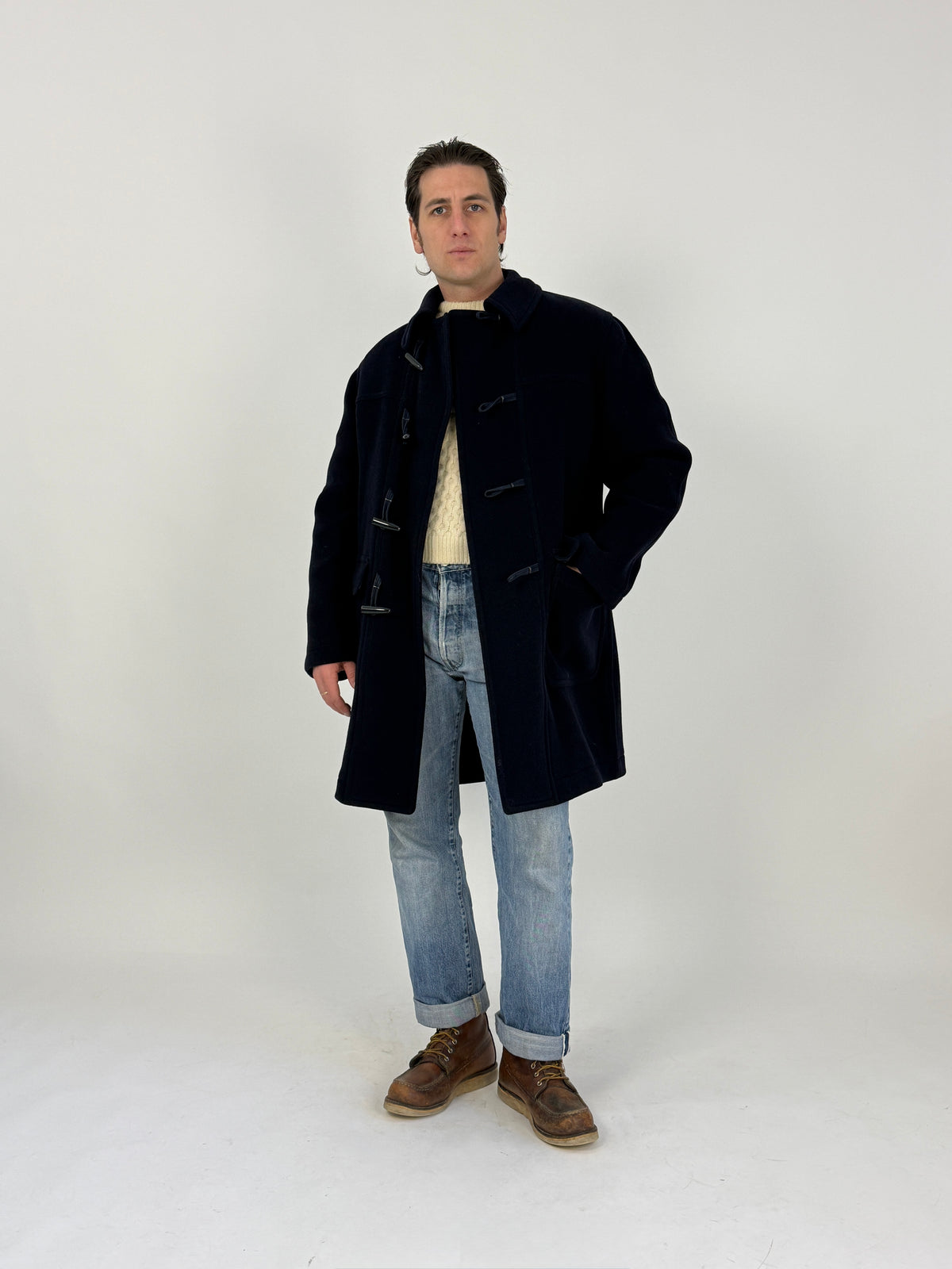 Montgomery Vintage Blu Interno Tartan - Taglia M