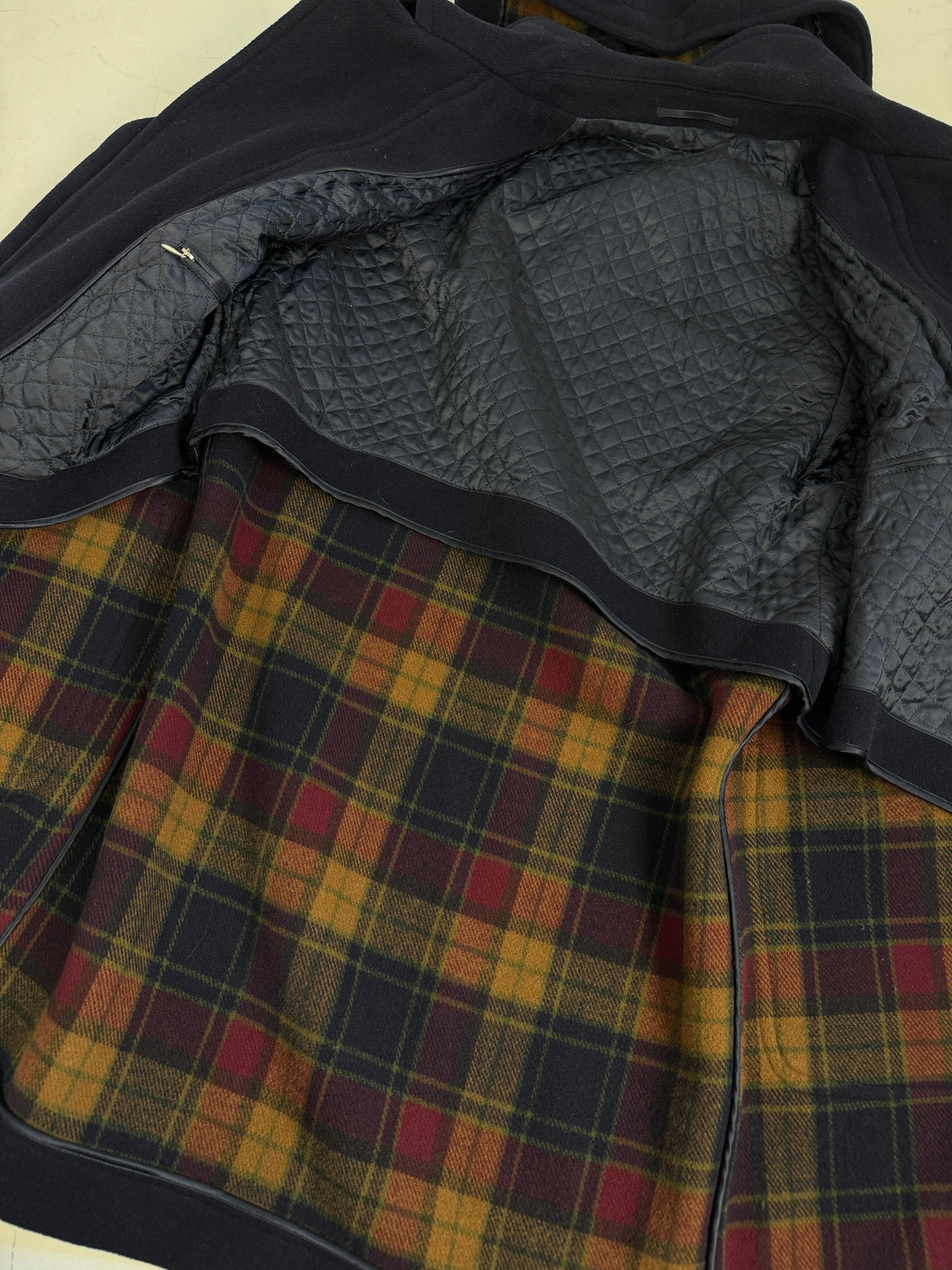 Montgomery Vintage Blu Interno Tartan - Taglia M