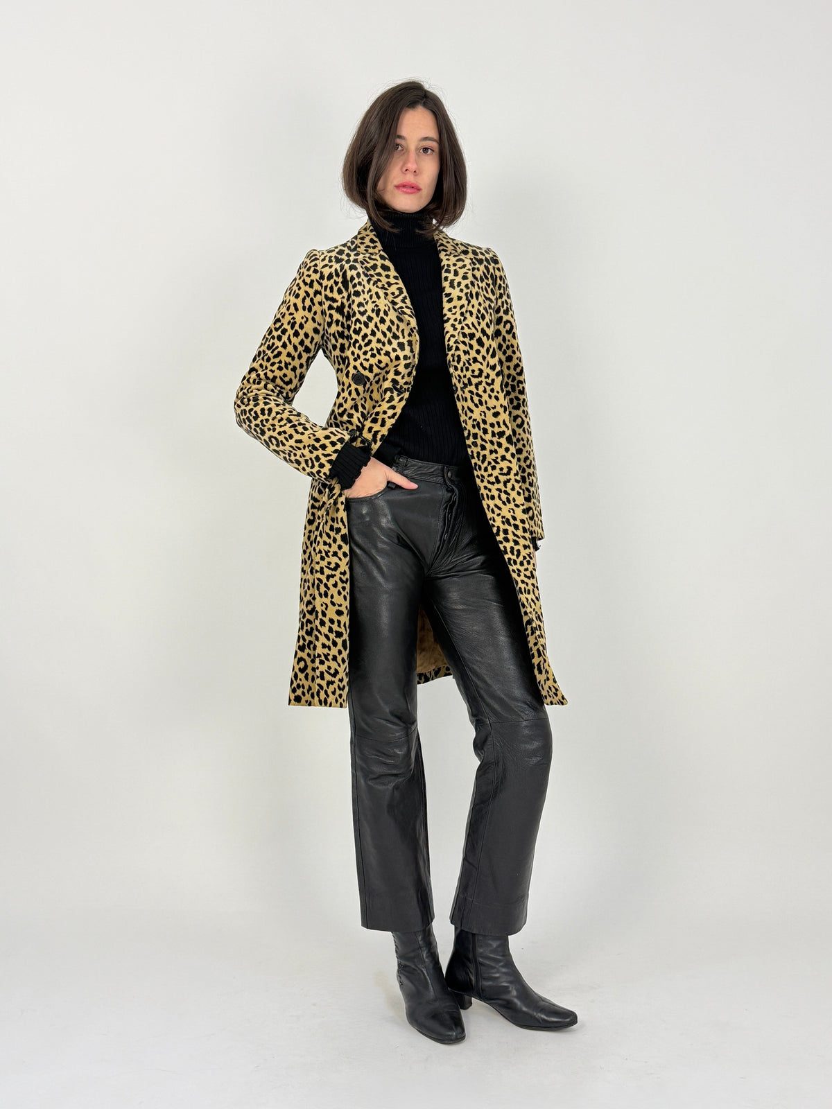 Cappotto Aspesi maculato anni '90 - Taglia S/M