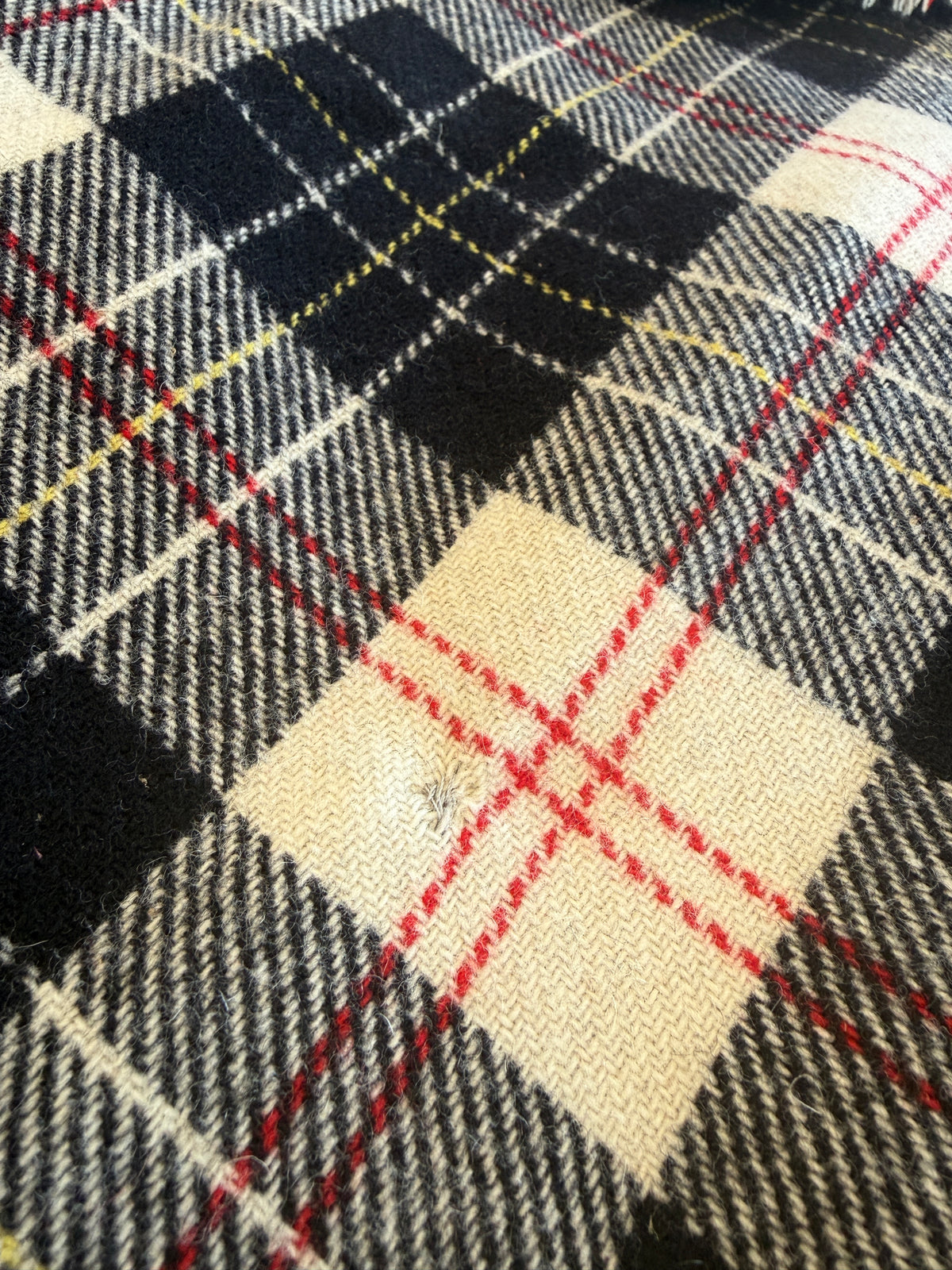 Kilt anni '70 in lana a quadri - Taglia 42/M