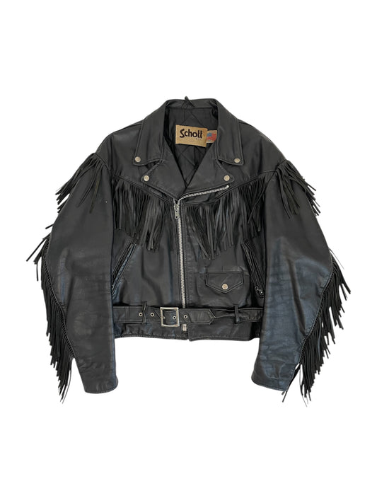 Biker Schott U.S.A. con frange