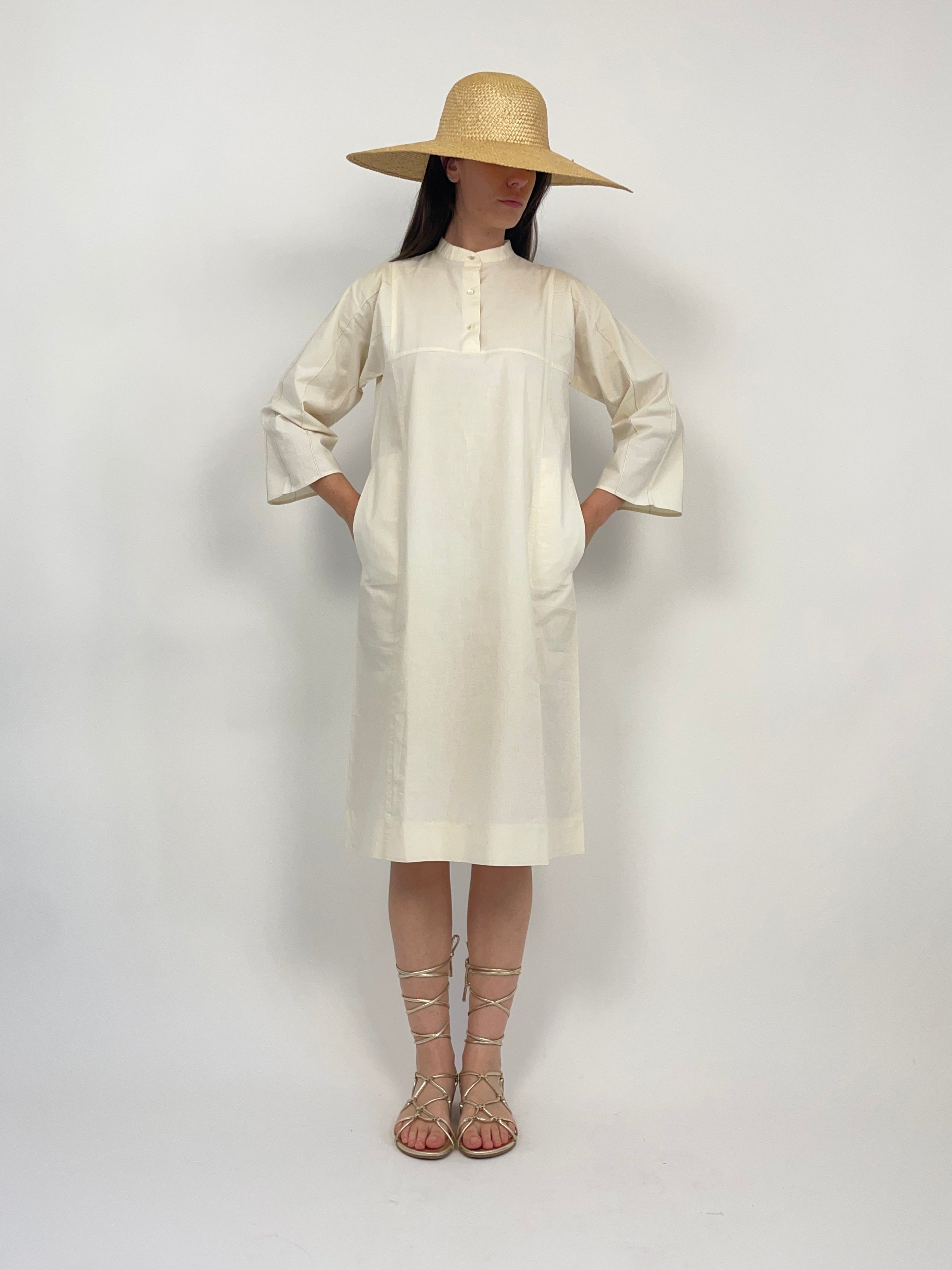 Abito Chemisier Genny in cotone chicchiolato