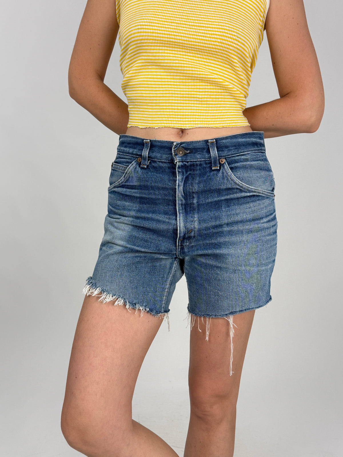 Shorts Vintage Levi's 630 Orange Tab - taglia 44/L