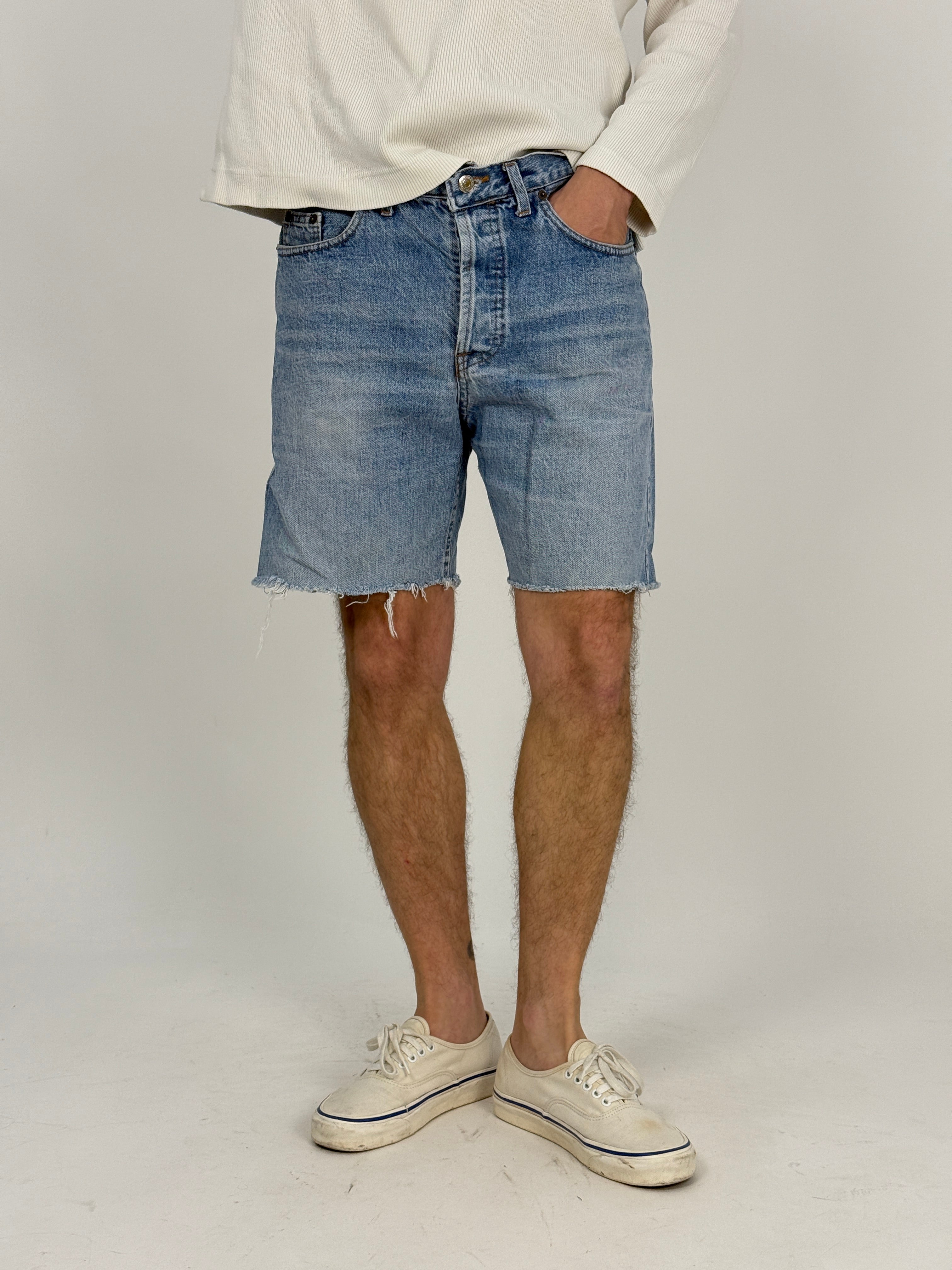 Shorts in Denim Vintage Levi's - Taglia 50/L