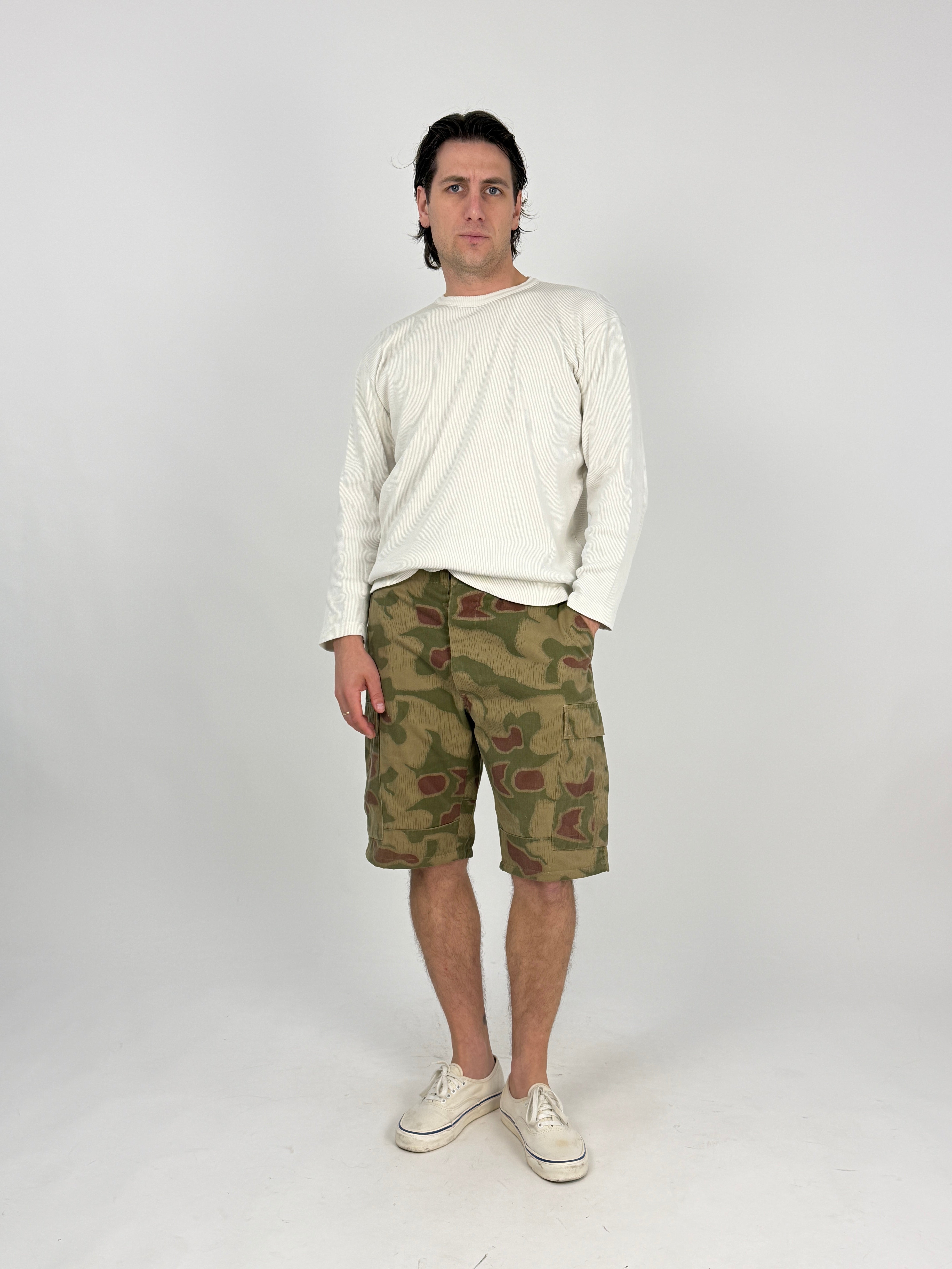 Bermuda Cargo Militare Vintage USA - BDG Camo Combat - Taglia 48/M