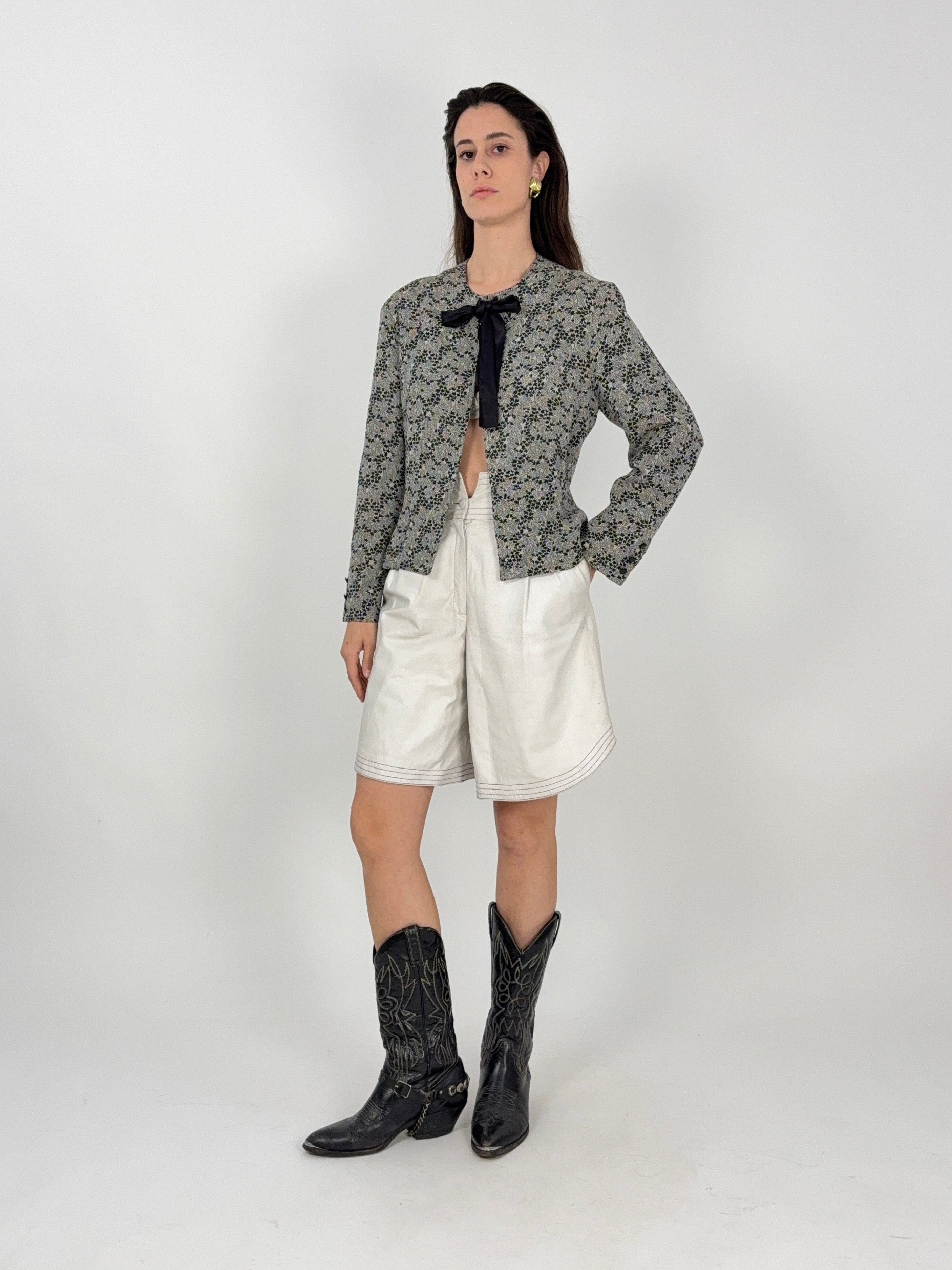 Blusa Valentino Miss V Anni '80 con fiocco