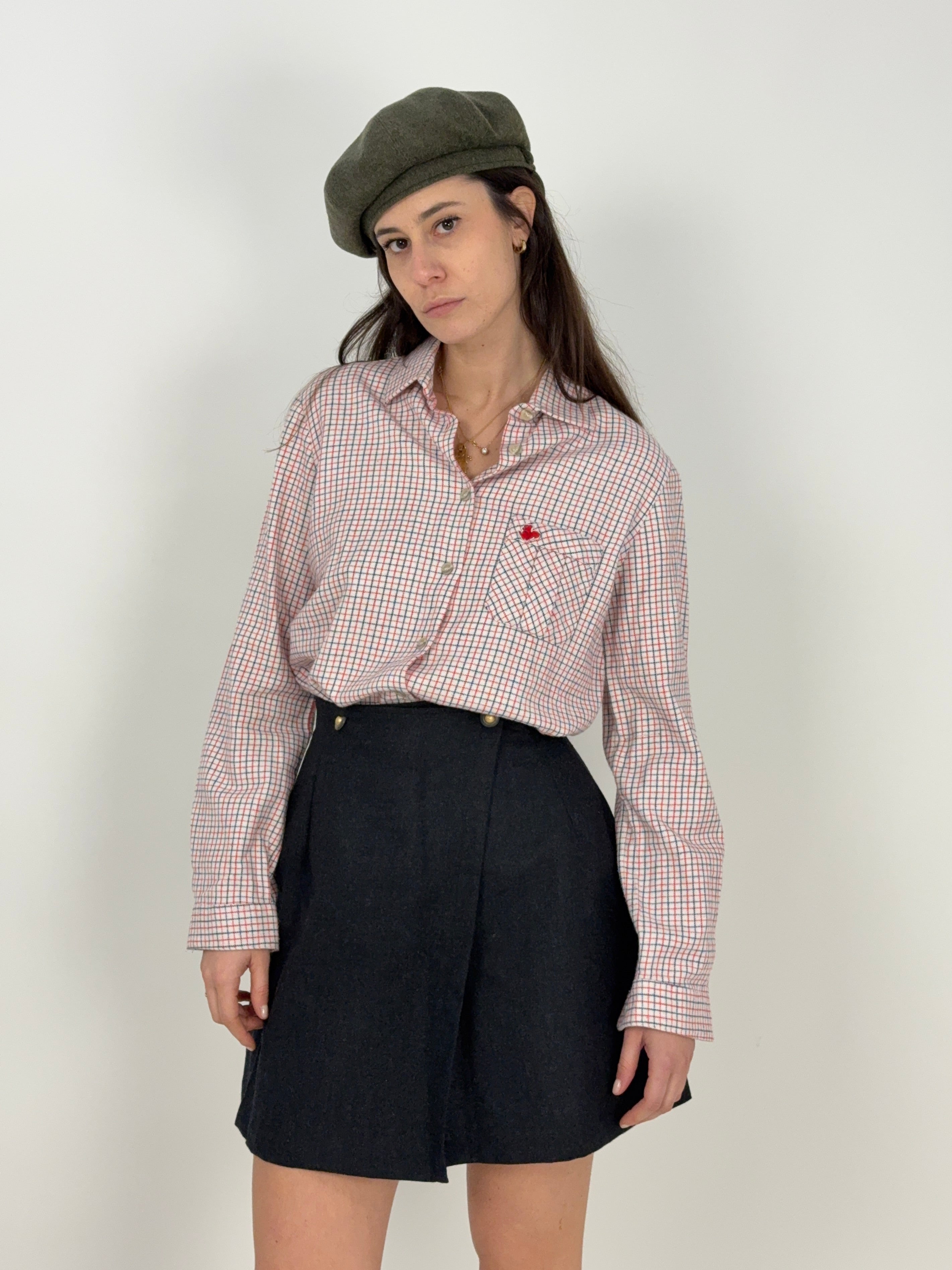 Camicia Bailo anni '70 in flanella di cotone