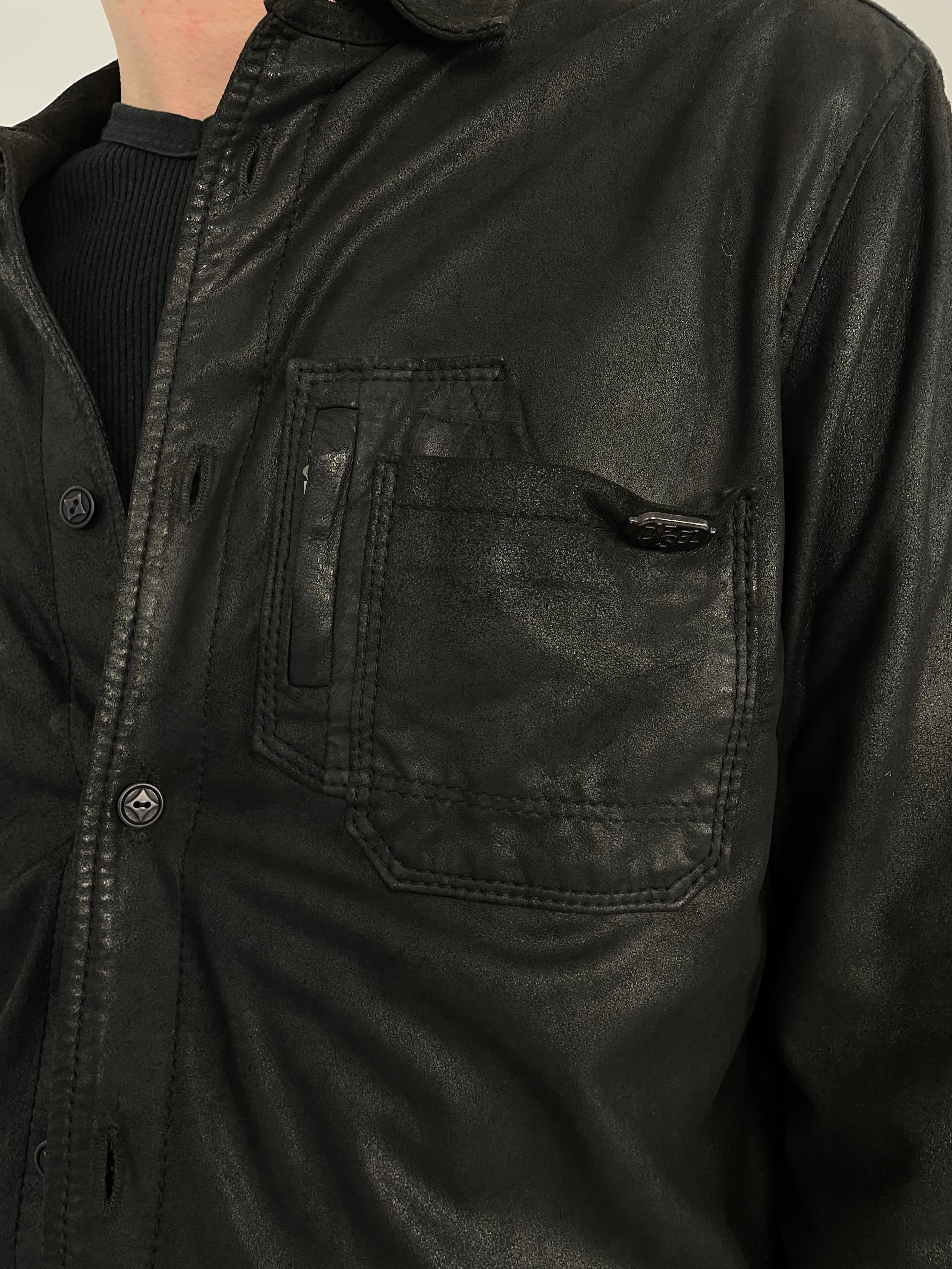 Camicia Diesel in pelle