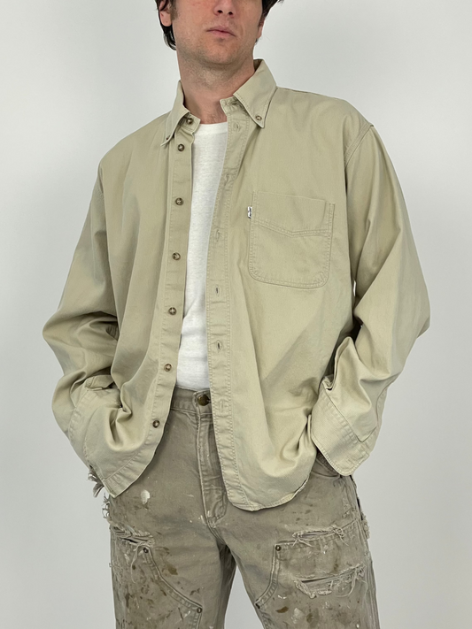 Camicia Levi's anni '70 in cotone a coste