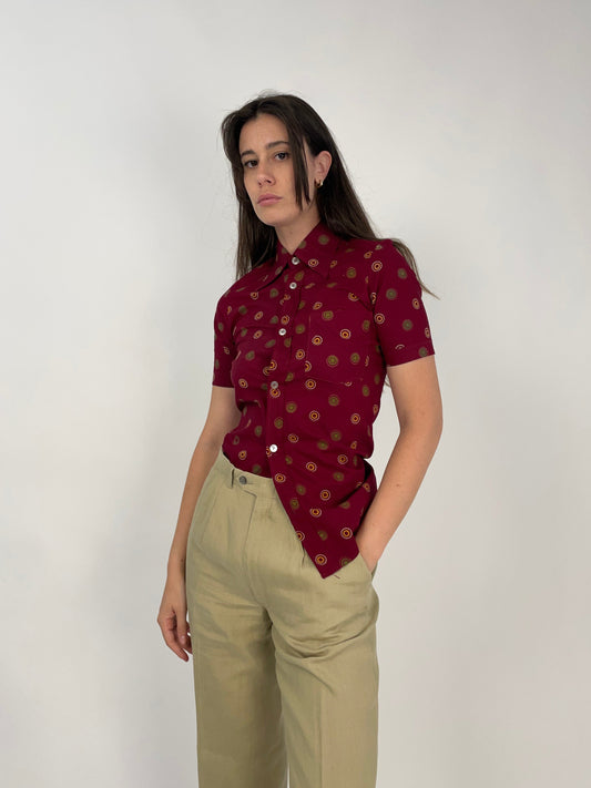 Camicia fantasia anni '70