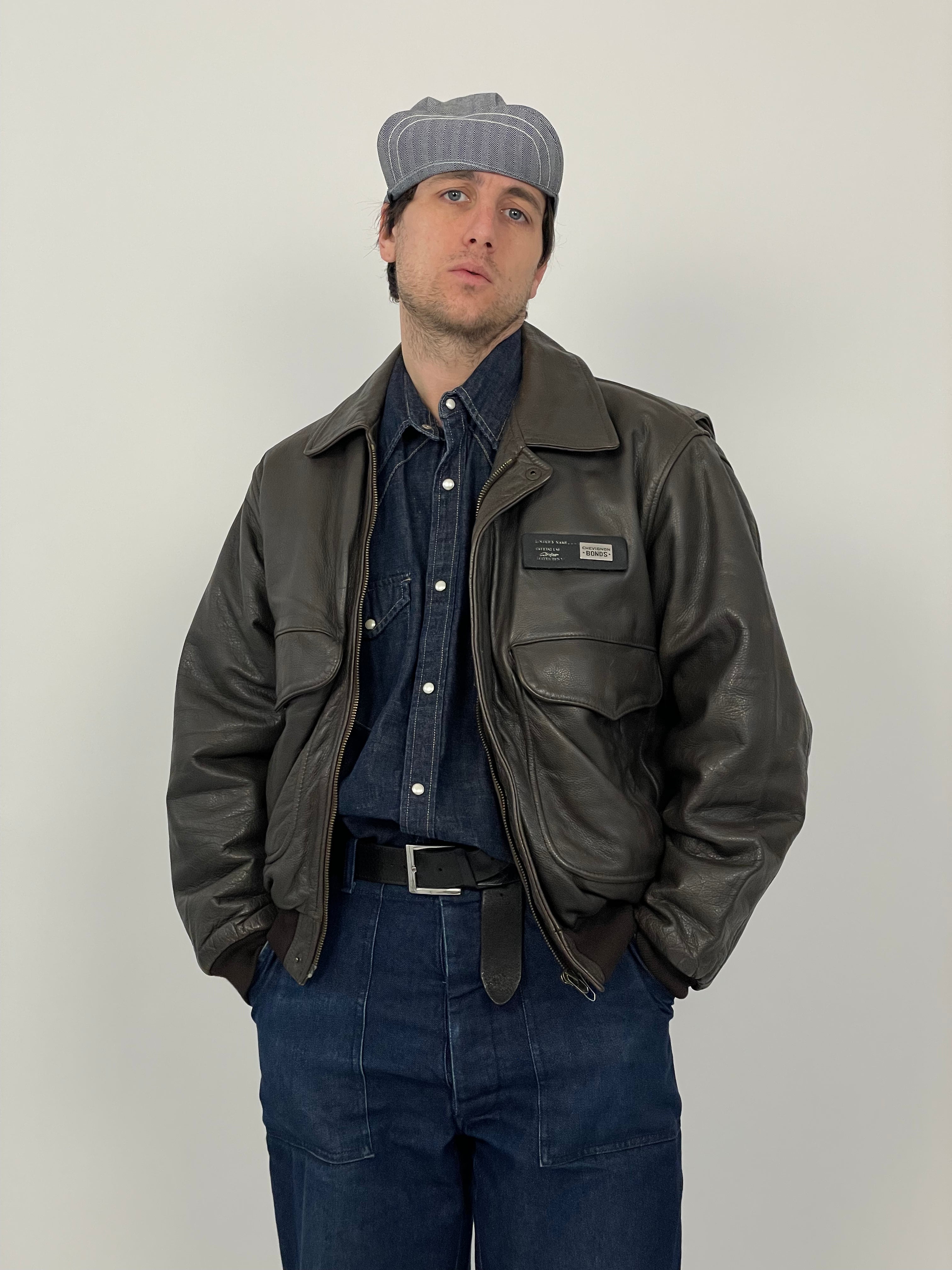 Chevignon Old Fly Leather vintage jacket
