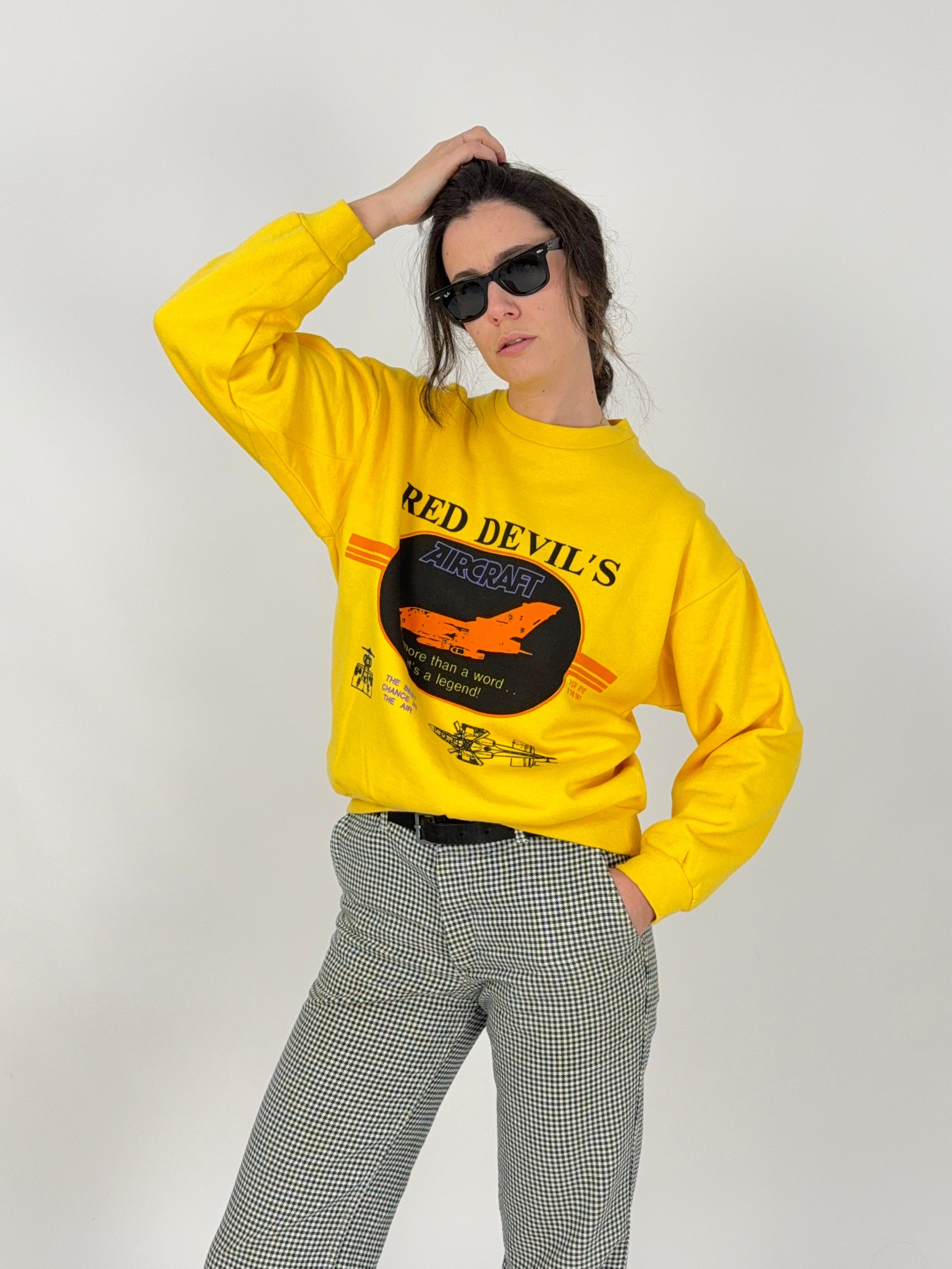 Felpa Red Devil’s anni ‘80 - Deadstock