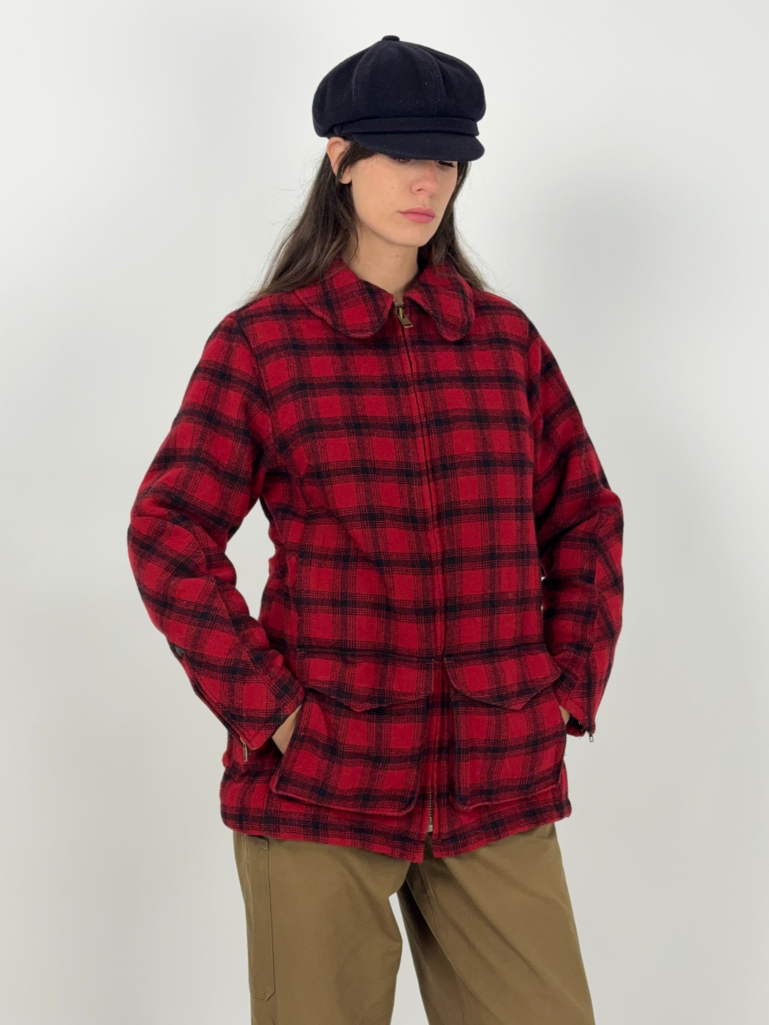 Giacca L.L.Bean in lana a quadri