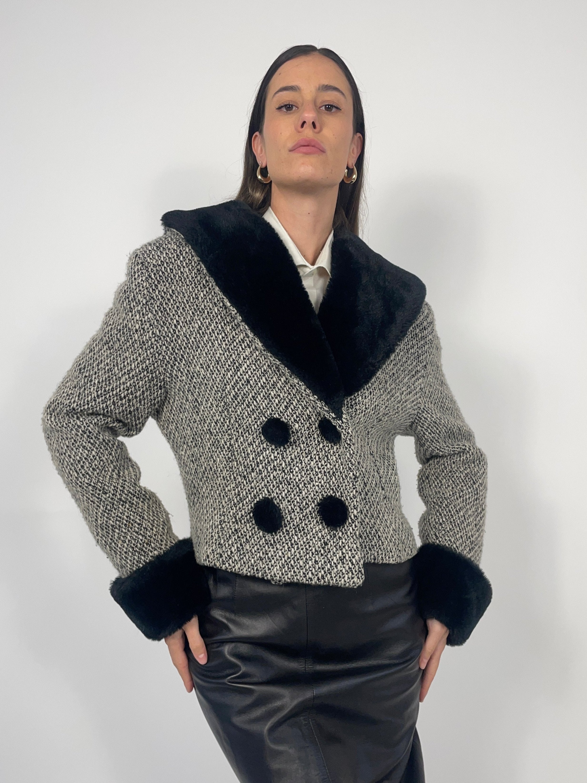 Giacca cropped vintage