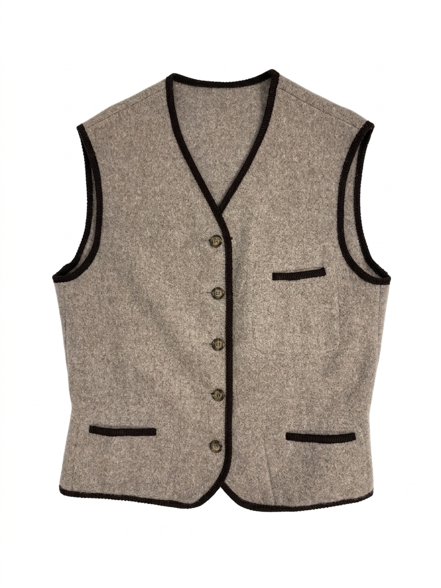 Gilet in pura lana vintage