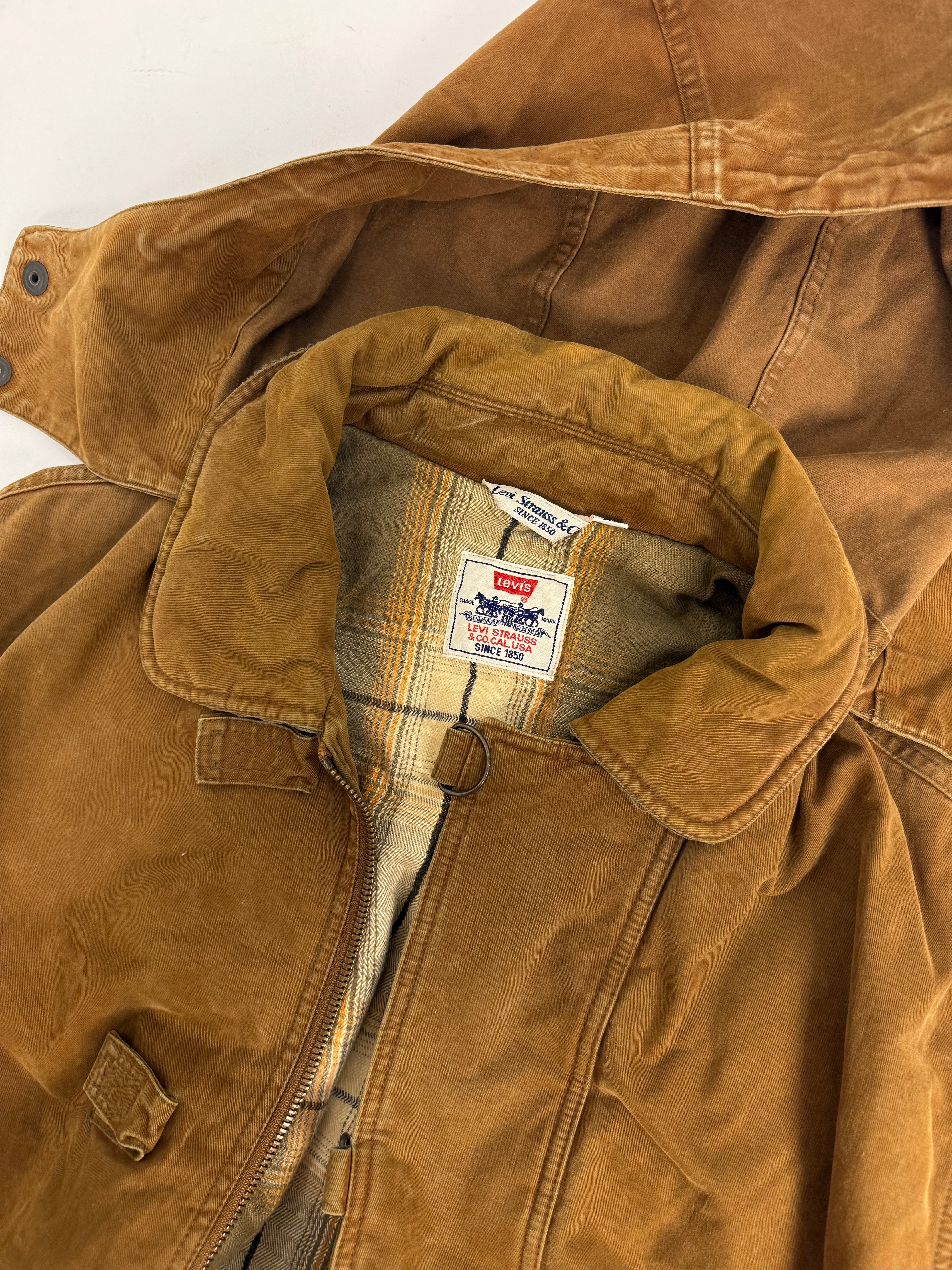 Giaccone Levi's Fireman Coat Canvas Anni '80 - Taglia XL