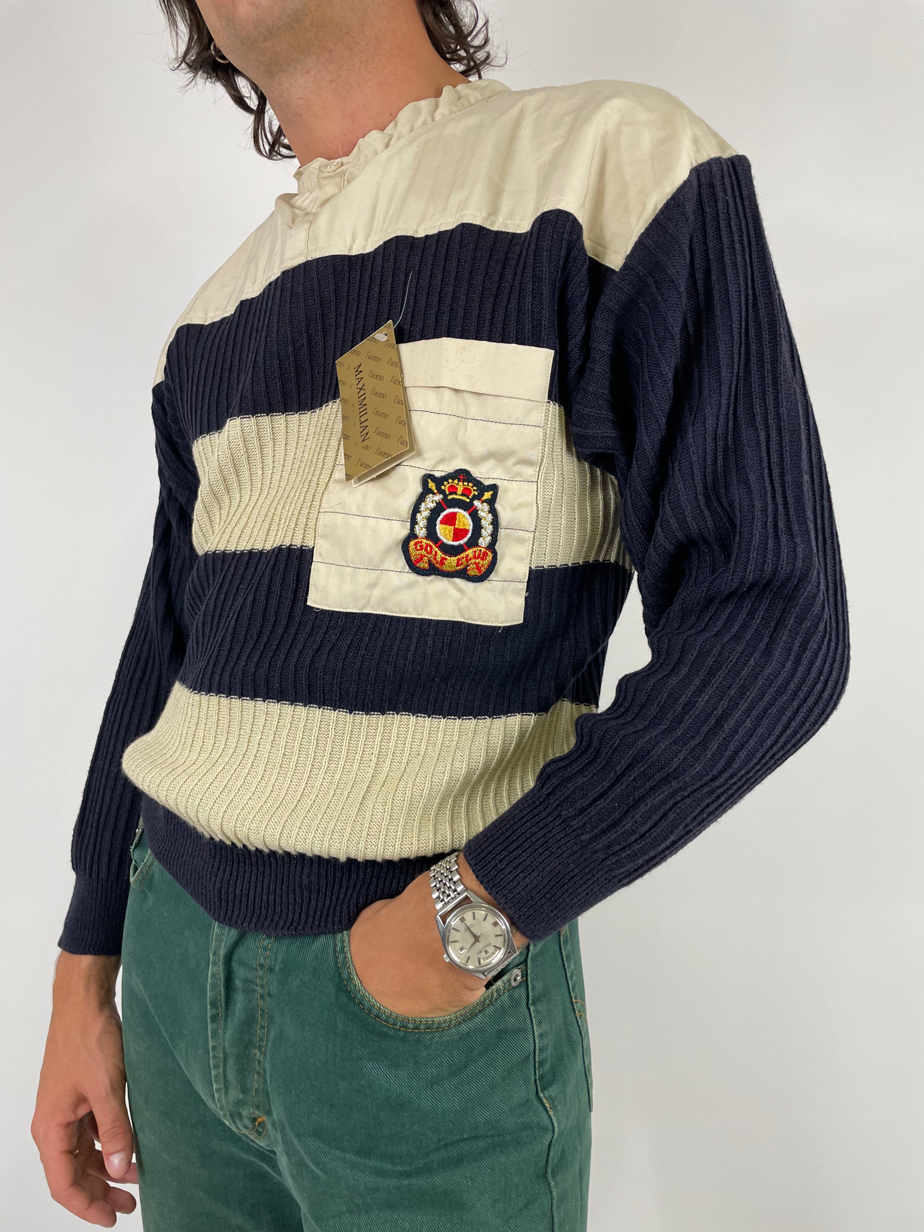 golf-vintage-cotone-a-righe