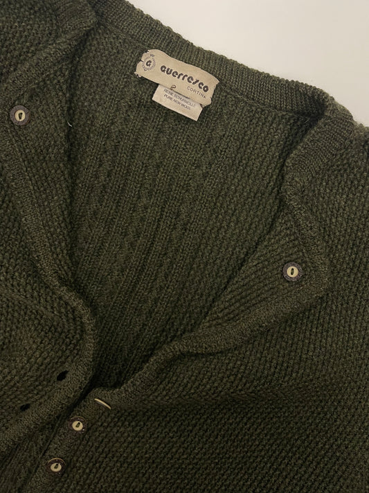 Cardigan cropped anni '70