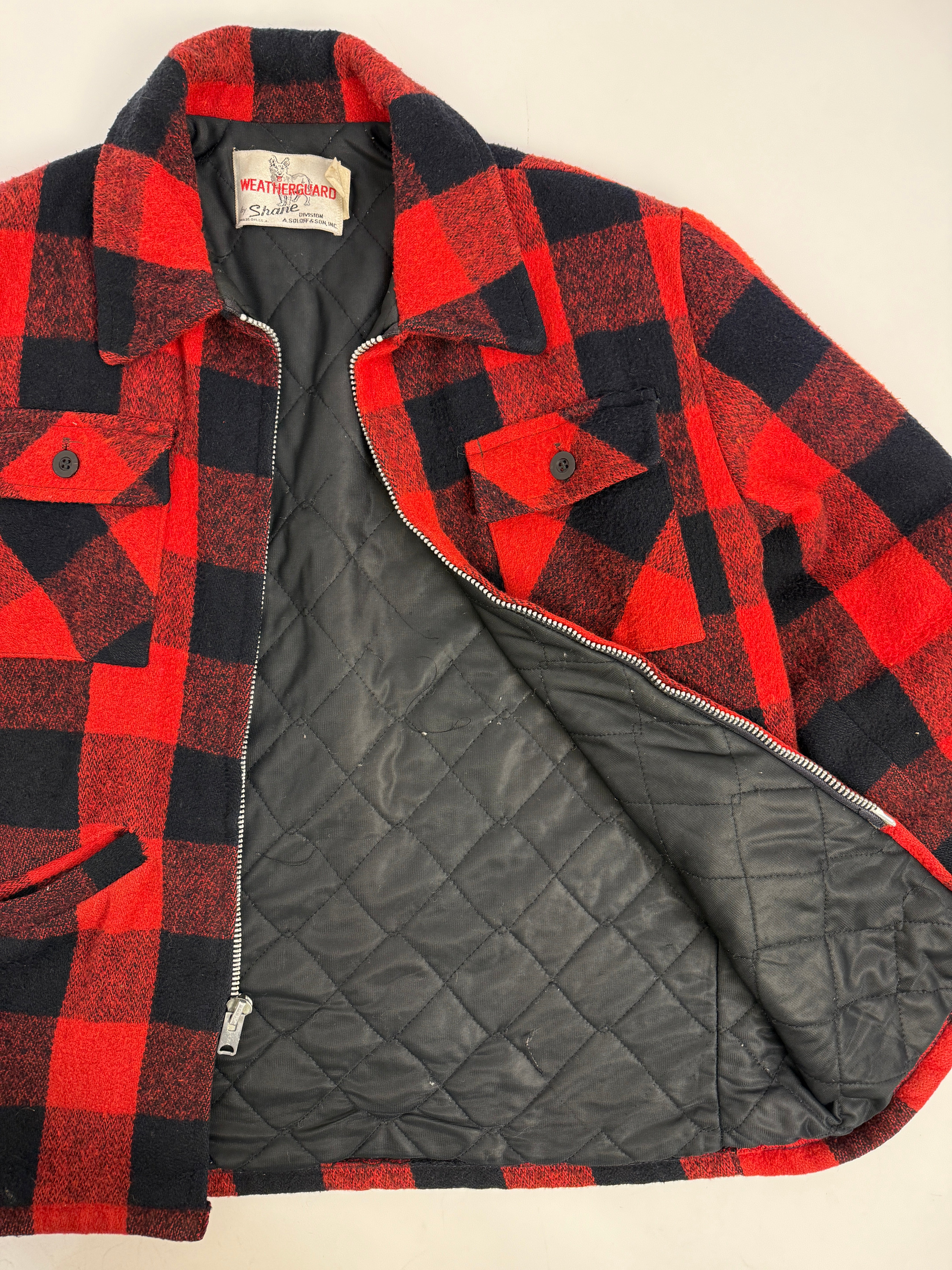 Giacca Buffalo Check in lana anni ’60/’70