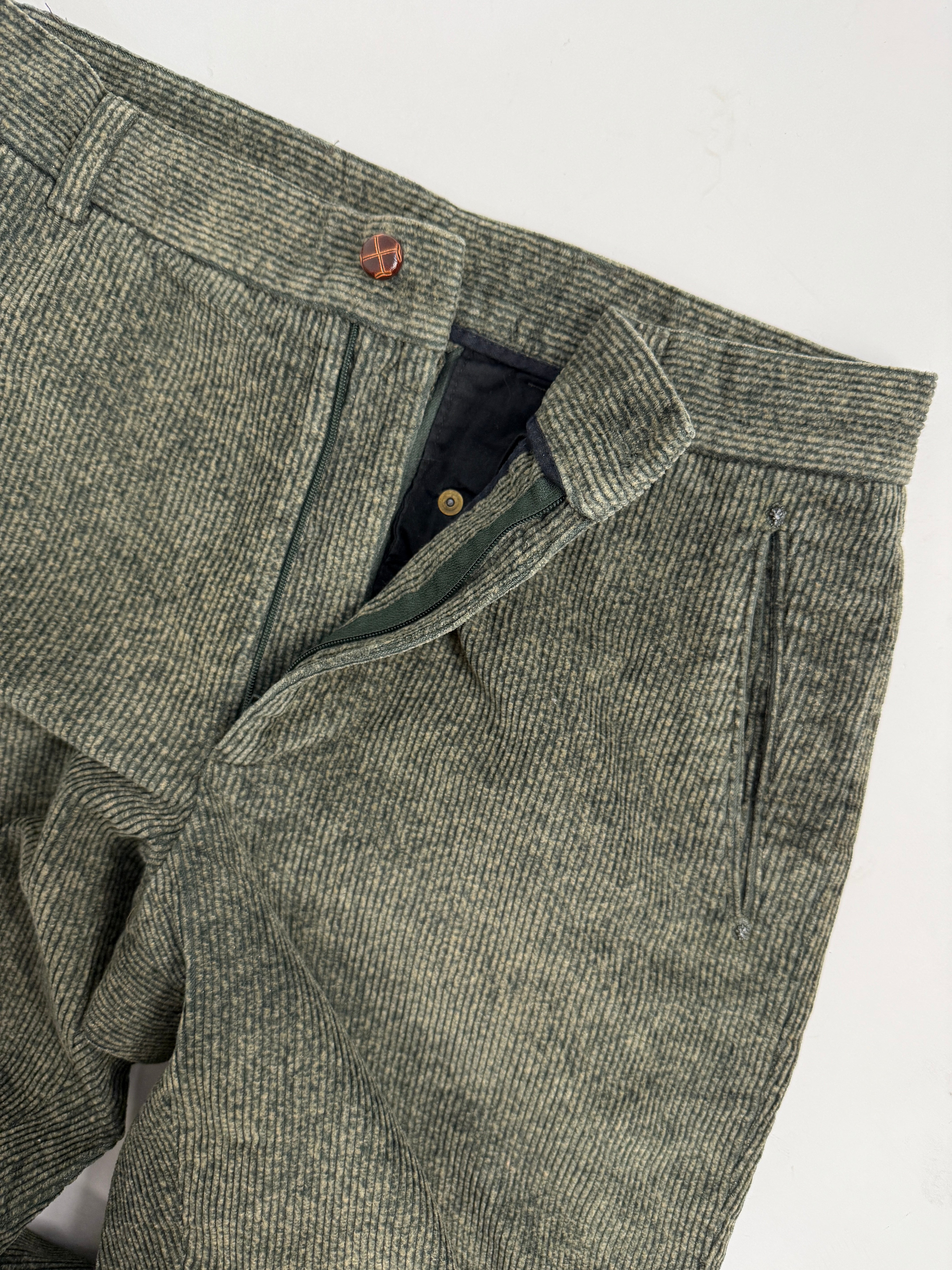 Pantaloni Versus Gianni Versace vintage in velluto a coste