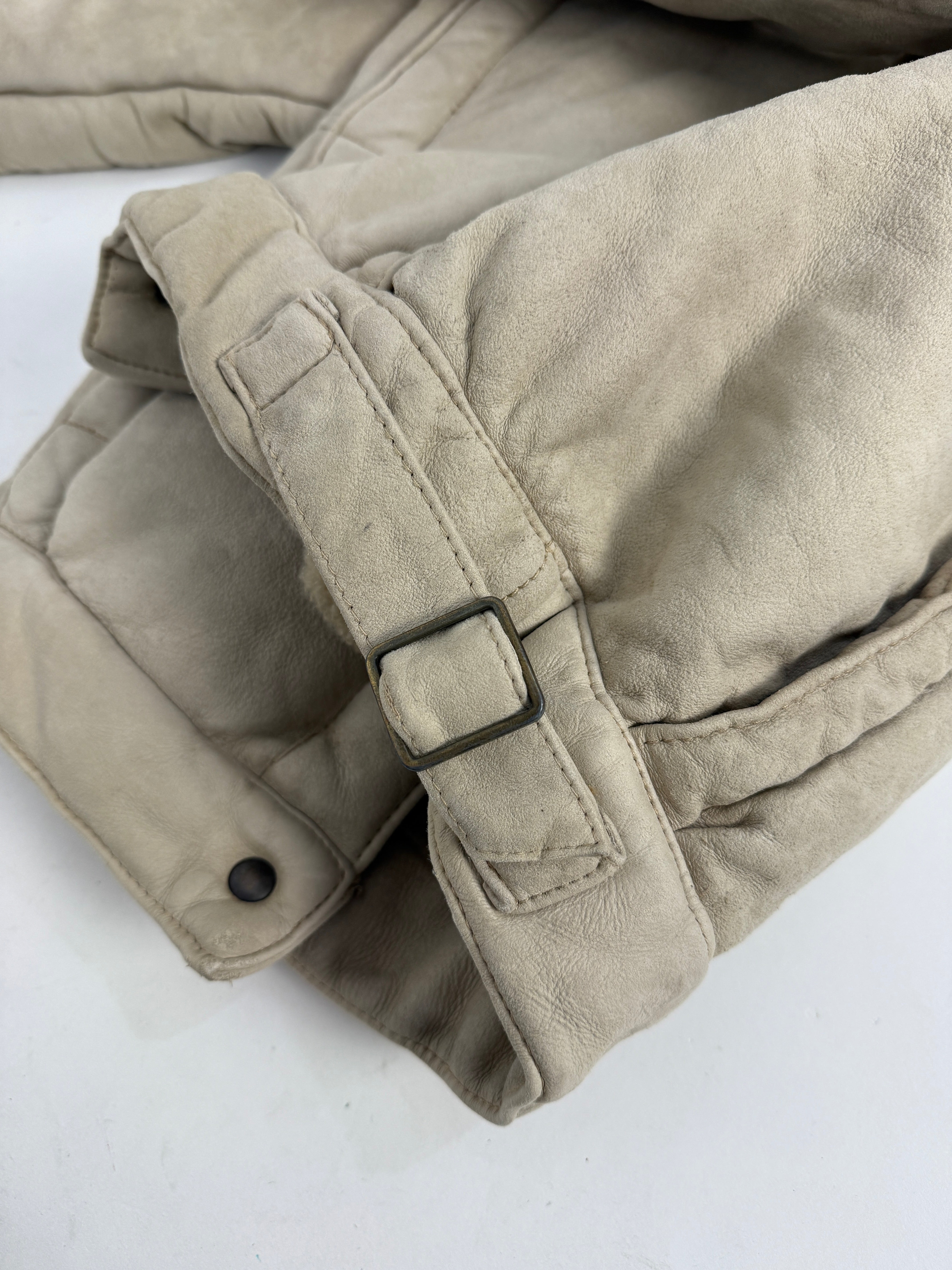 Cappotto monotone shearling anni '70