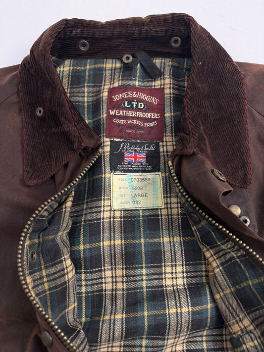 Giacca Cerata Inglese vintage Jones & Higgins LTD - Fangovintage