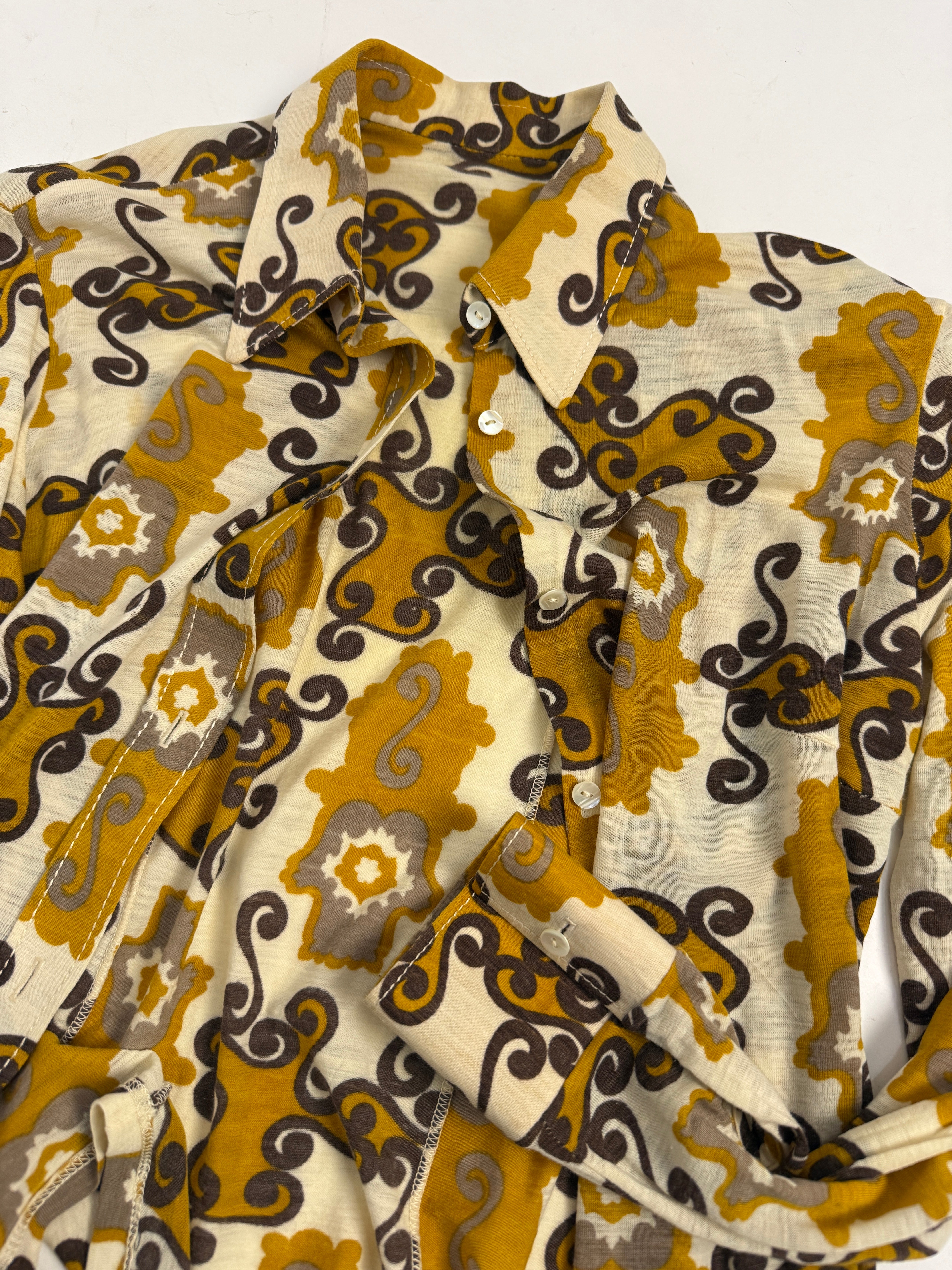 Camicia anni '70 in jersey - Fangovintage