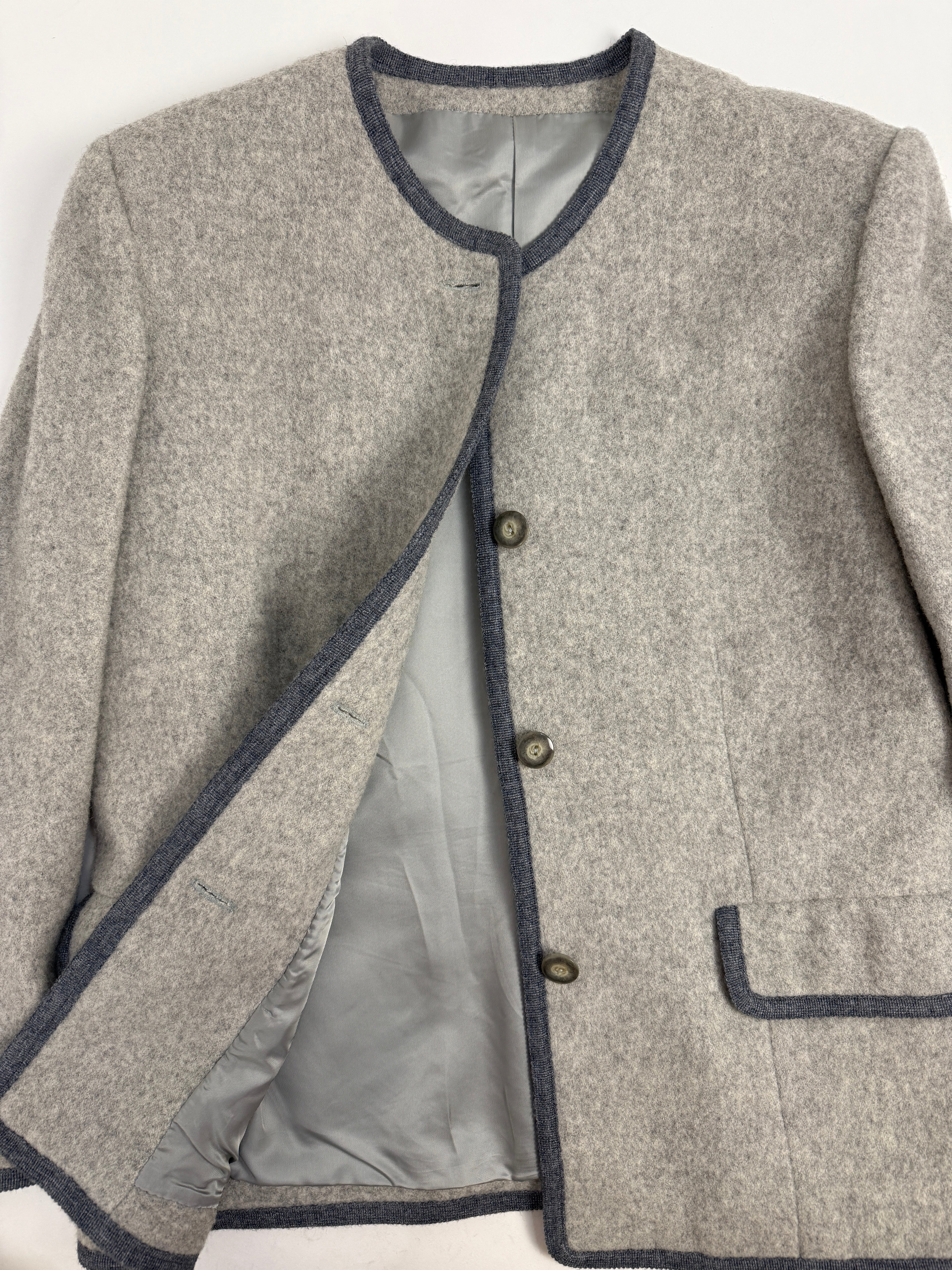 Giacca vintage in lana cotta