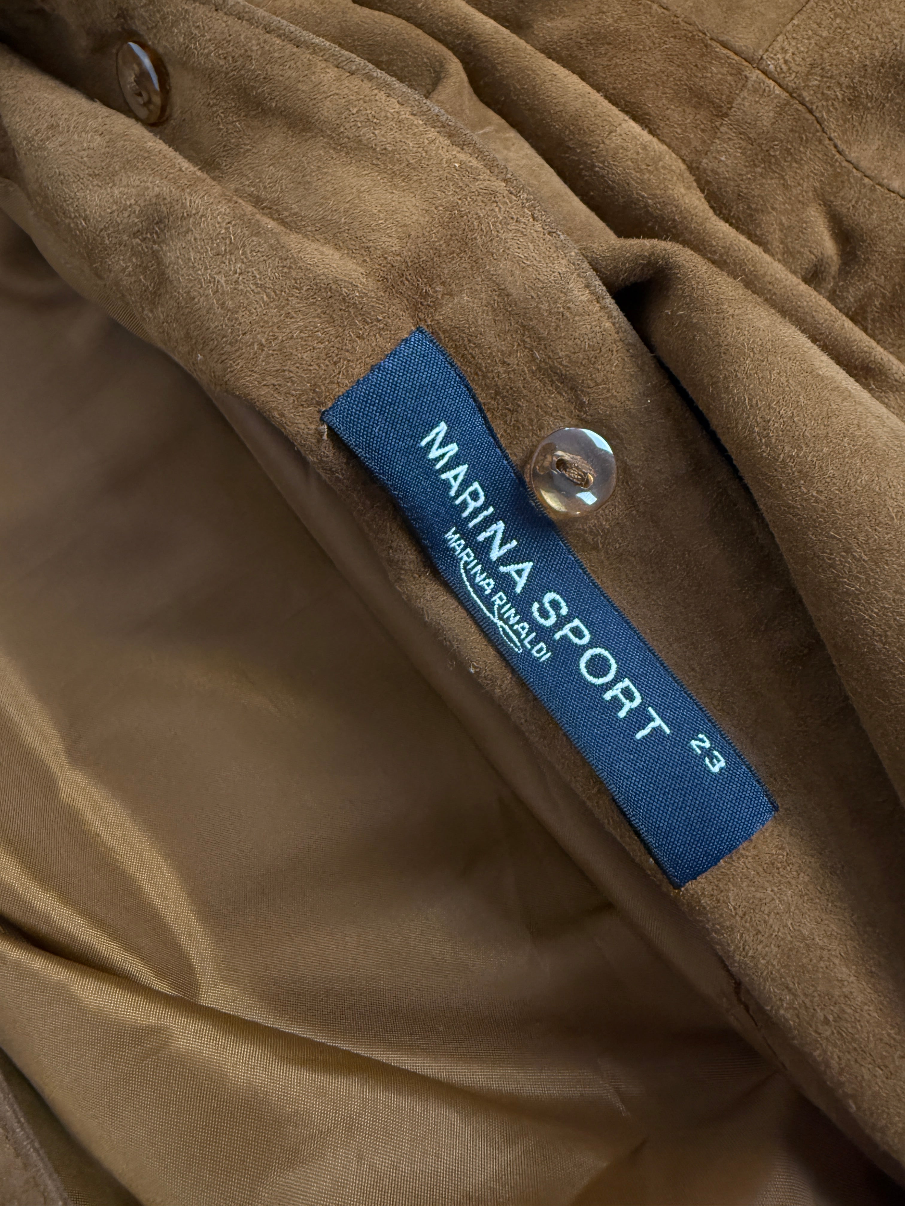 Camicia giacca in camoscio - Marina Sport anni ’80