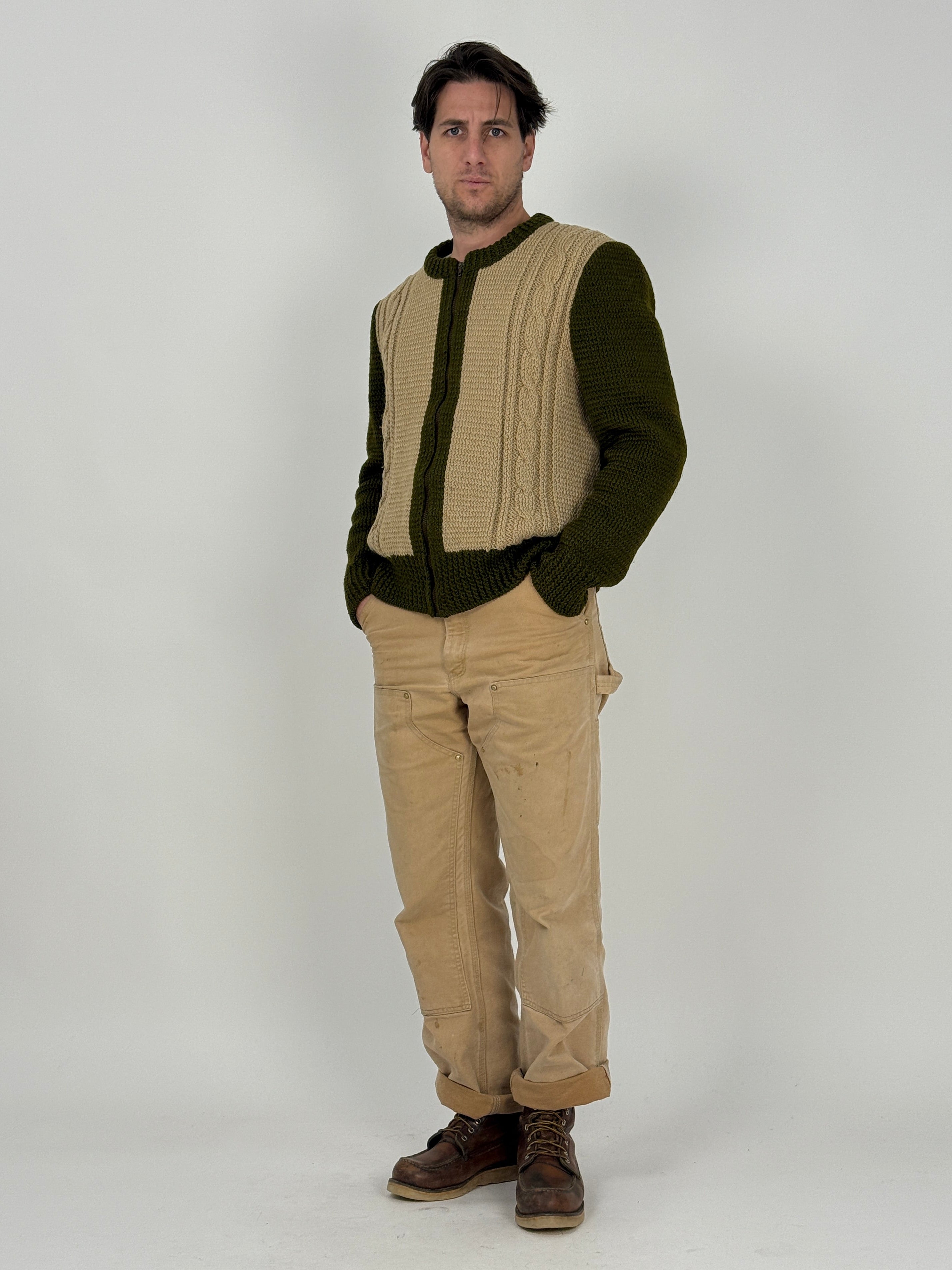 Cardigan in lana anni '60