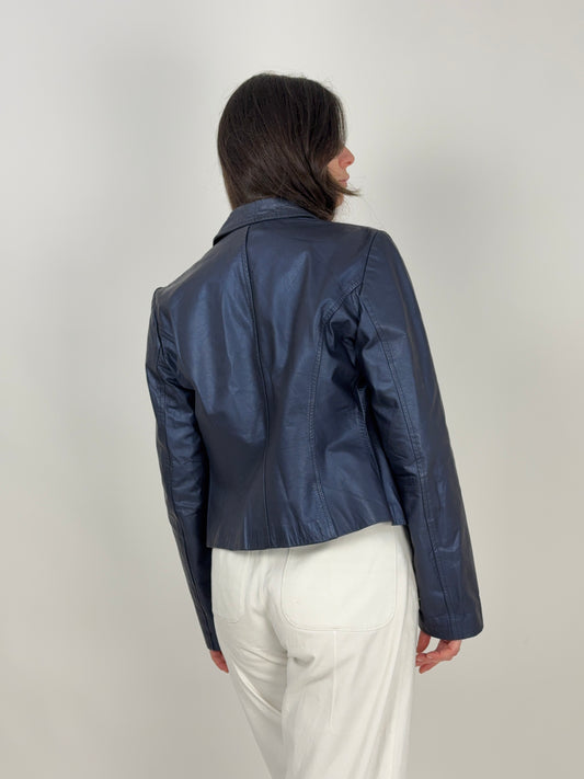 Giacca in vera pelle anni '90