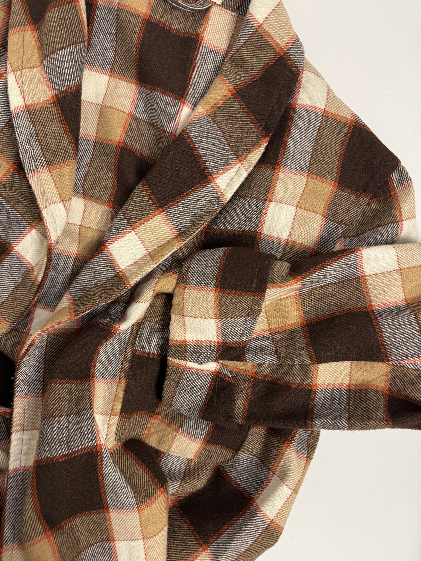 Abito anni '60/'70 in lana a quadri